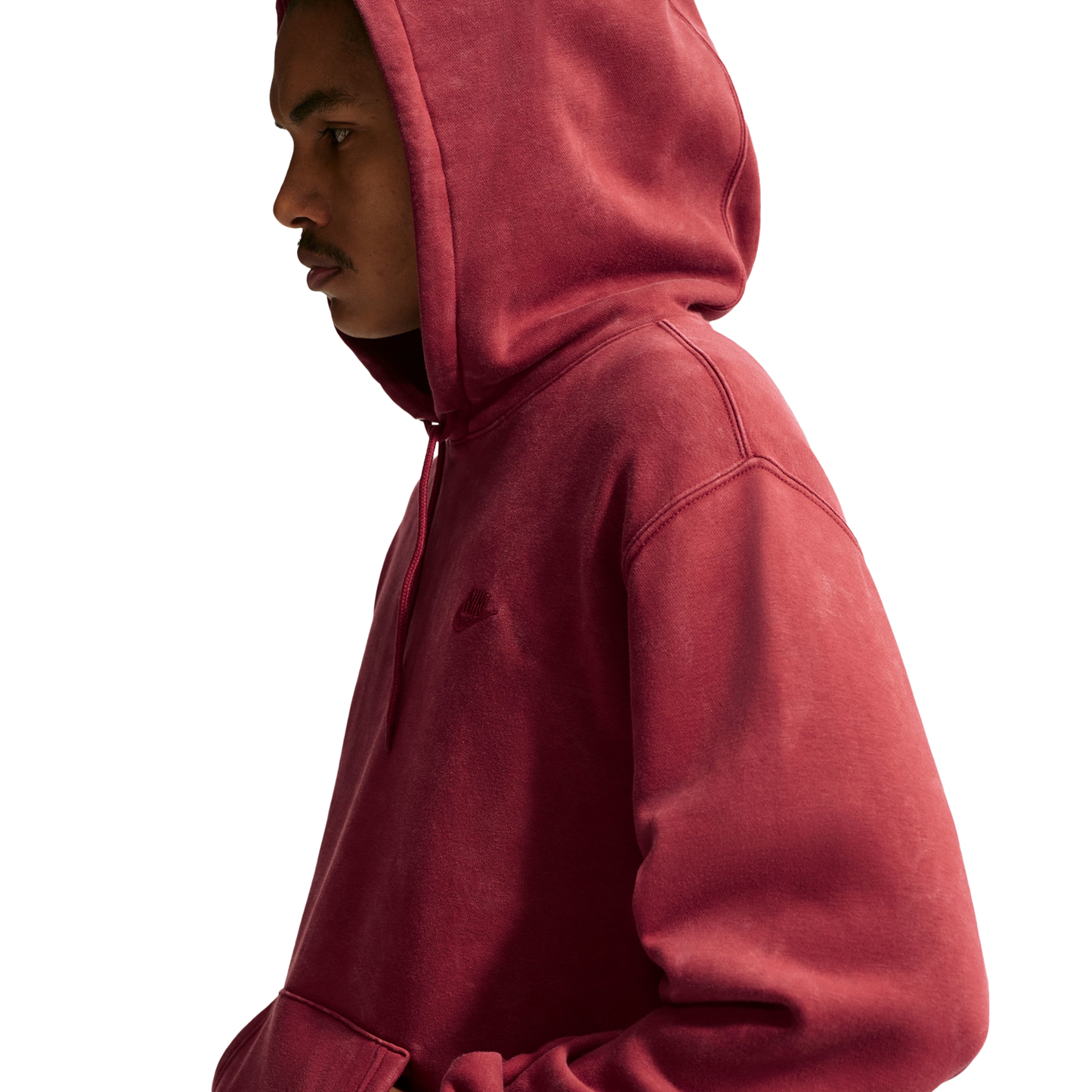 Nike CWash Club Basketball Hoodie - Men's - Red/Red