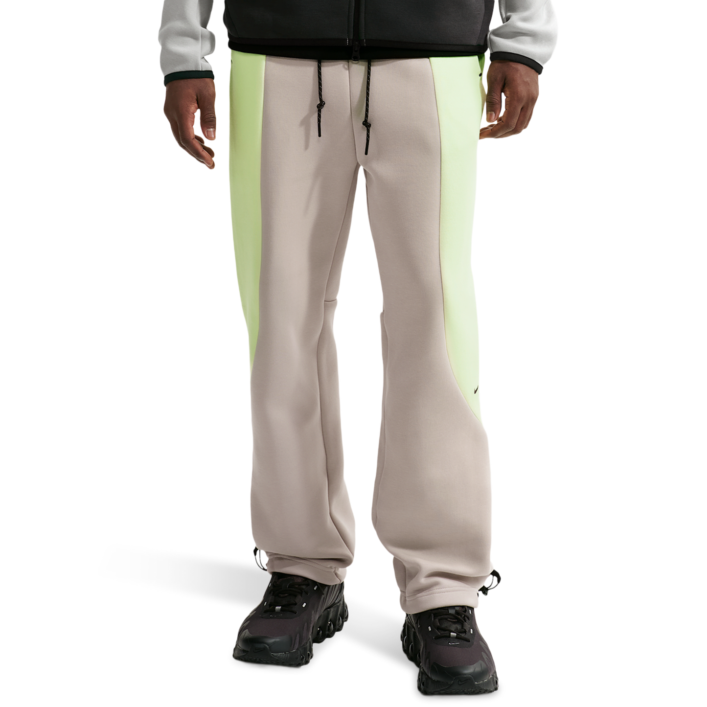 Nike Tech Fleece Pro Cb Open Hem Pants - Men's - Gray/Green