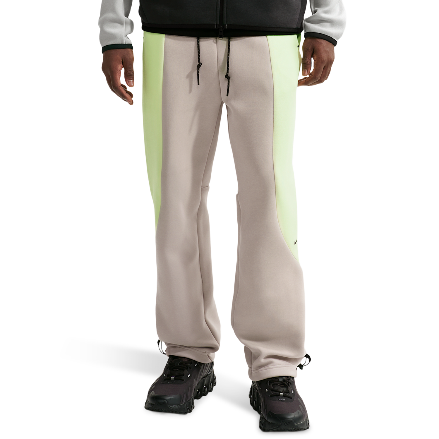 Nike Tech Fleece Pro Cb Open Hem Pants - Men's - Gray/Green