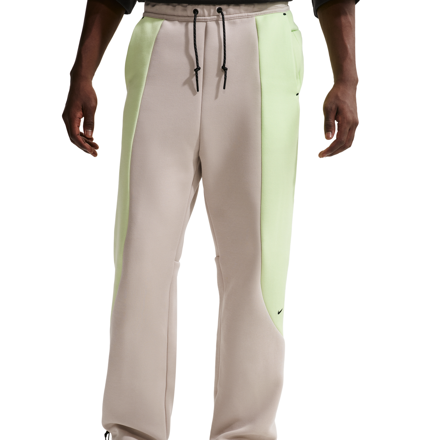 Nike Tech Fleece Pro Cb Open Hem Pants - Men's - Gray/Green