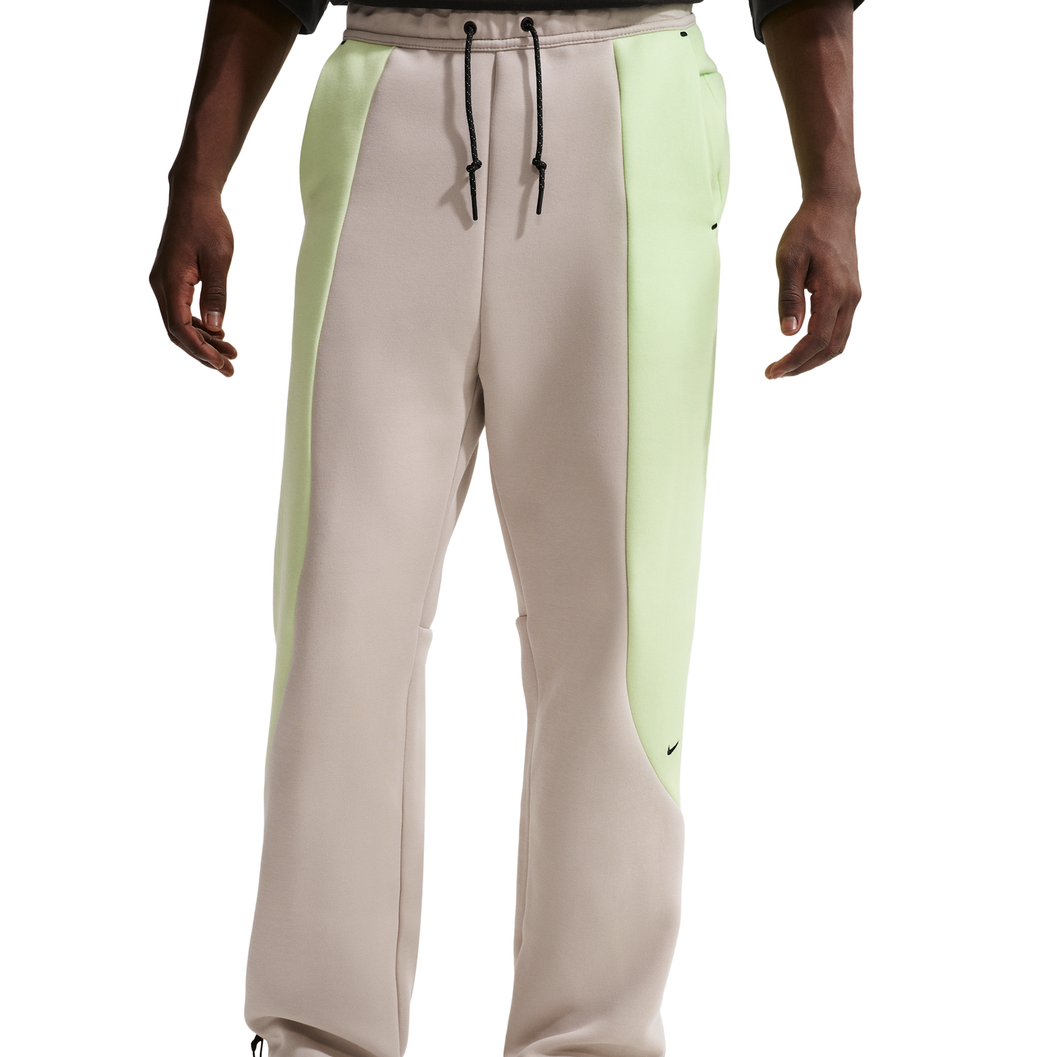 Nike Tech Fleece Pro Cb Open Hem Pants - Men's - Gray/Green