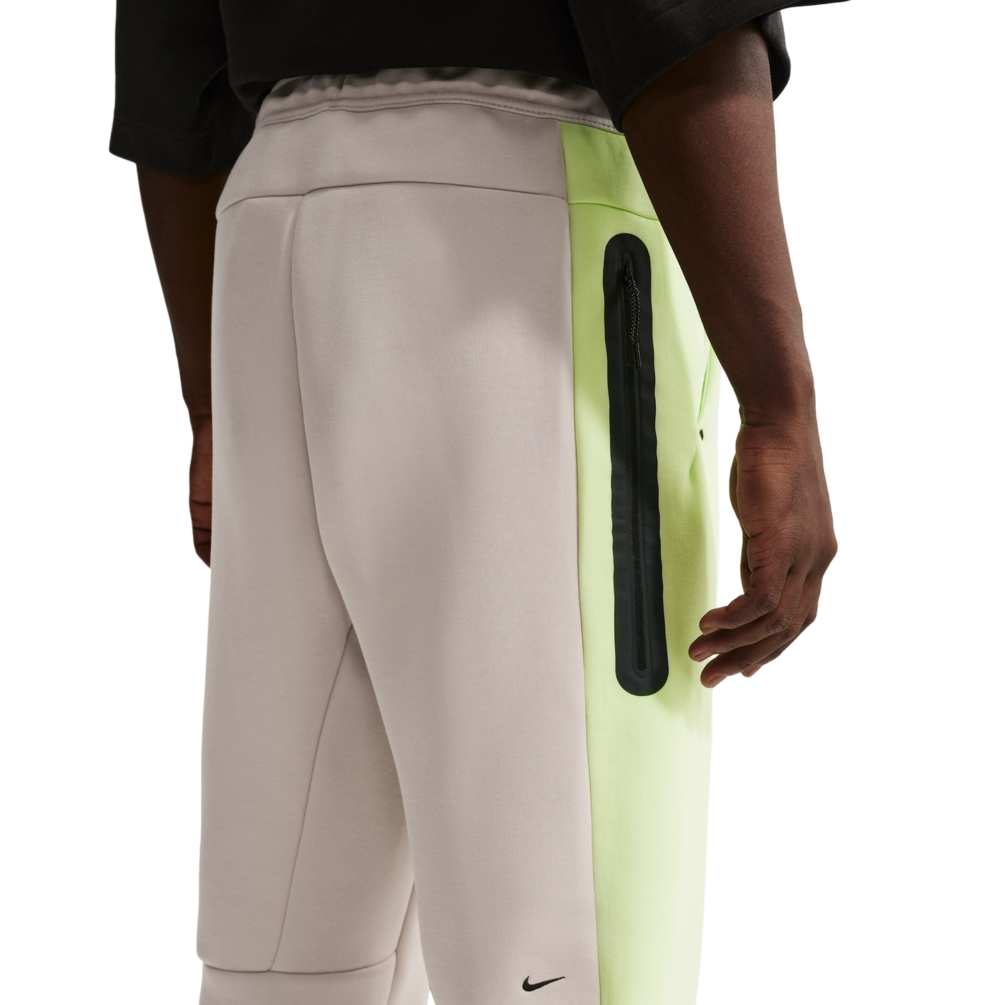 Nike Tech Fleece Pro Cb Open Hem Pants - Men's - Gray/Green