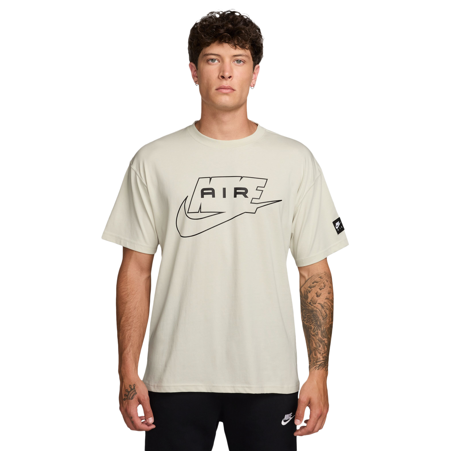 Nike Air Loose T-Shirt - Men's - Tan/Black