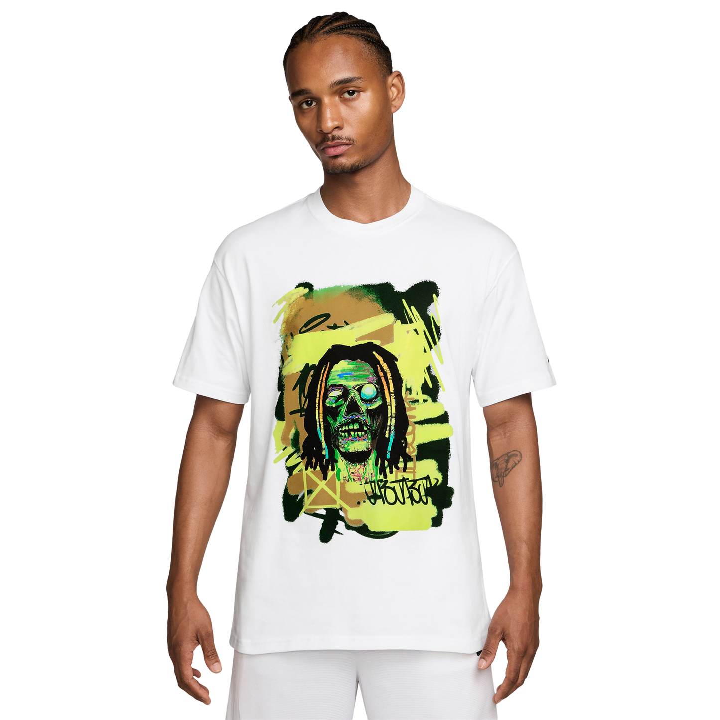 Nike Ja M90 Zombie T-Shirt - Men's - White/Black