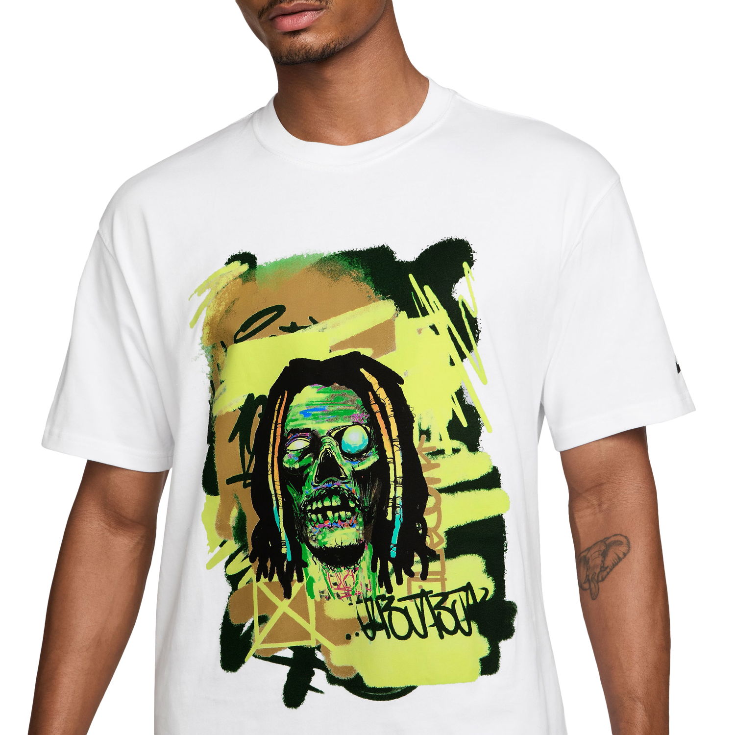 Nike Ja M90 Zombie T-Shirt - Men's - White/Black