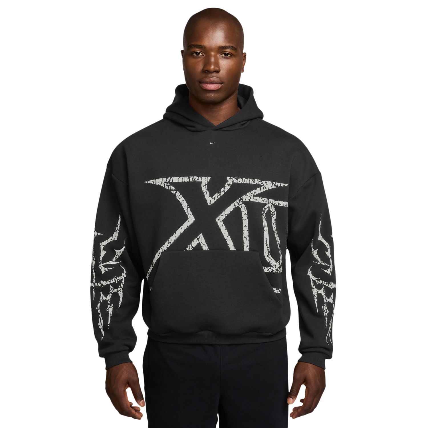 Nike JA Tech Fleece SI Pullover Hoodie - Men's - Black/Gray