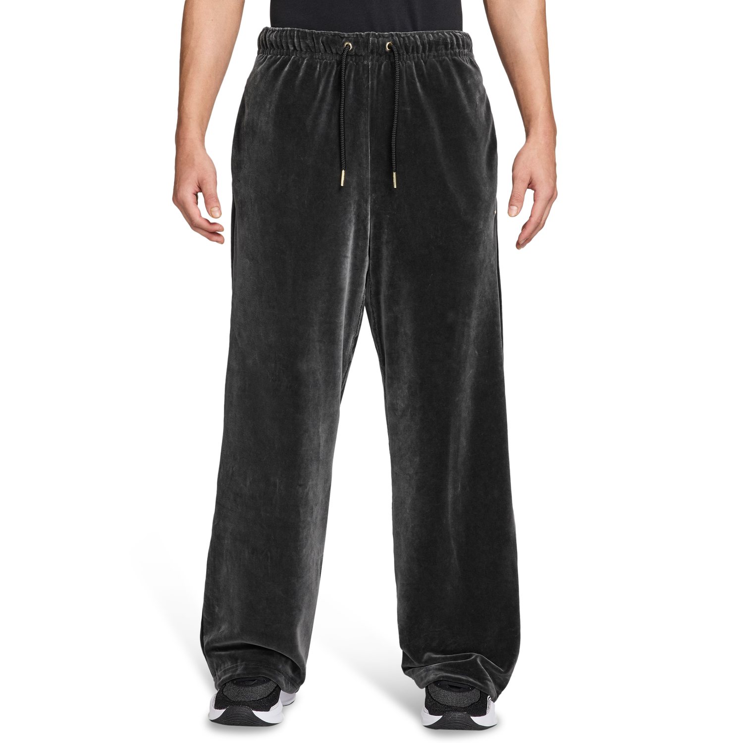 Nike LJ Freak Velour Pants - Men's - Black/Black