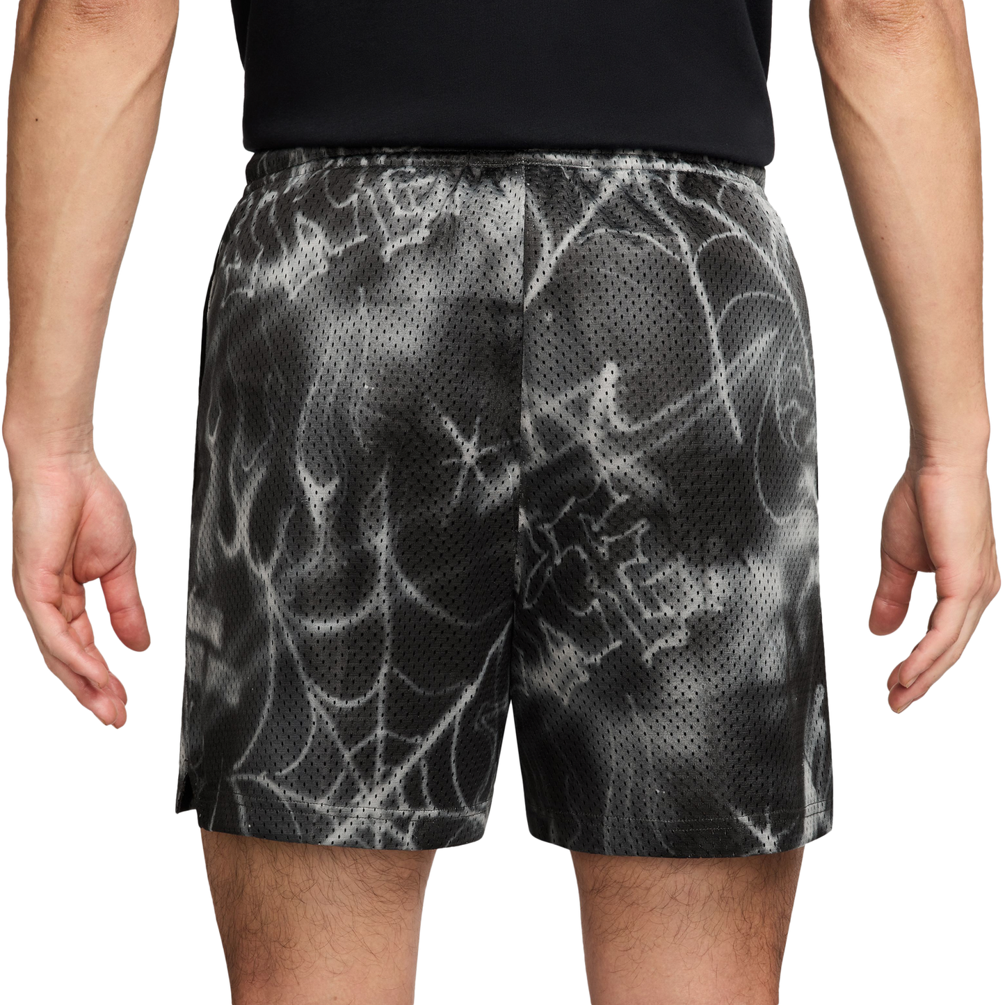 Nike Dri-FIT SI Practice Mesh 5in Shorts - Men's - Black/Black