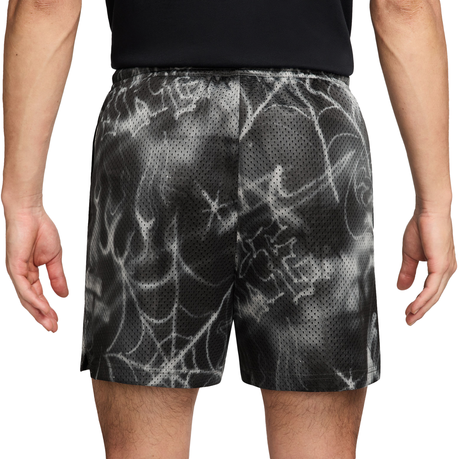 Nike Dri-FIT SI Practice Mesh 5in Shorts - Men's - Black/Black