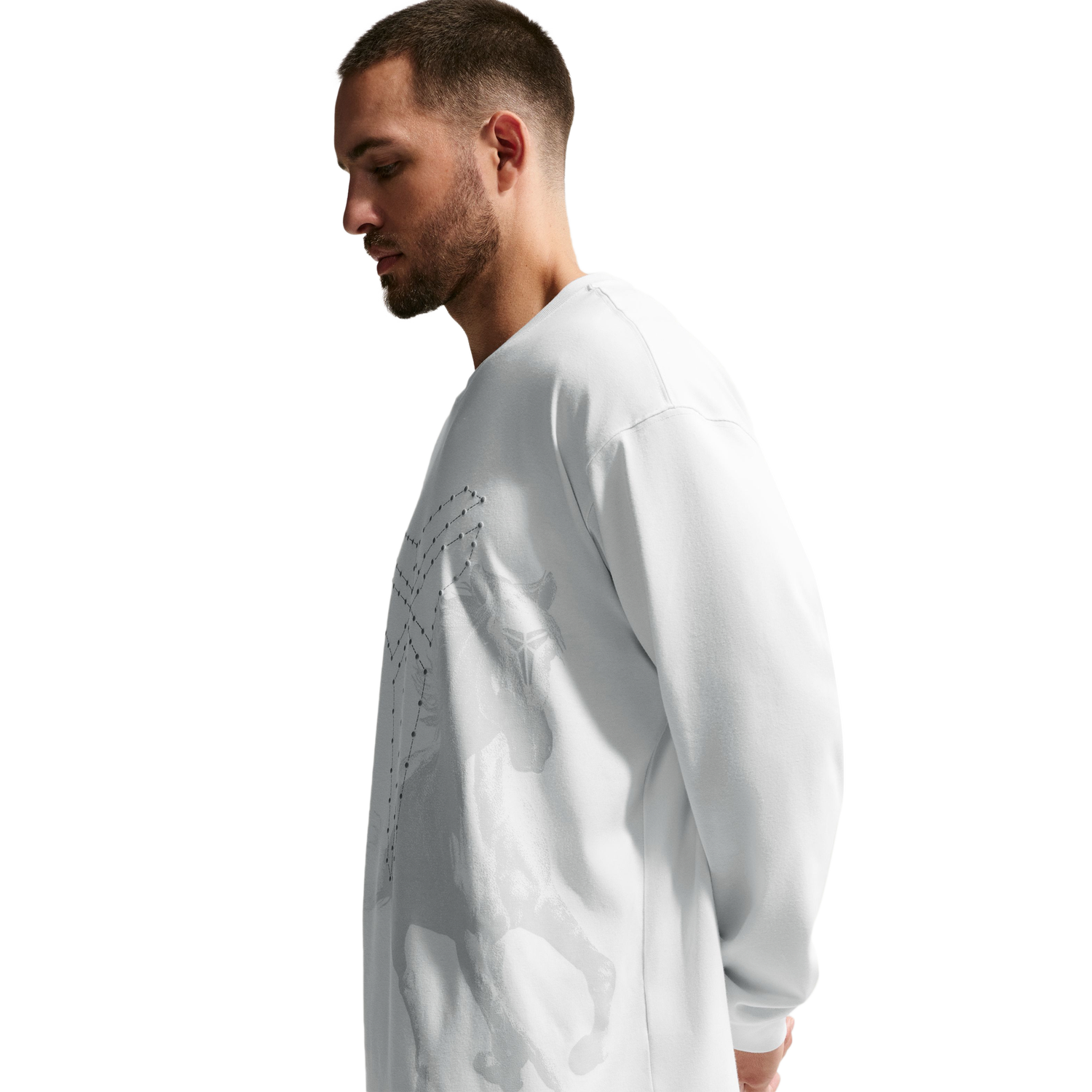 Nike Kobe Dri-FIT M90 Long Sleeve T-Shirt - Men's - White