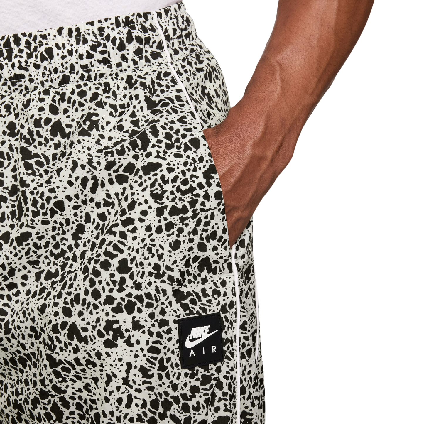 Nike Air Woven AOP TL Pants - Men's - Black/Tan