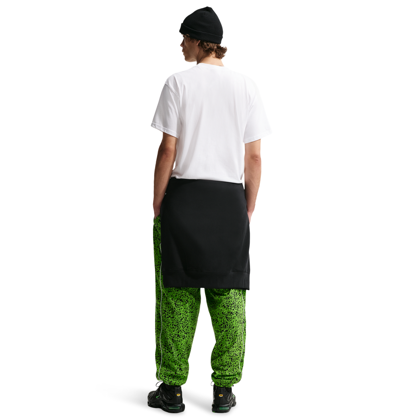 Nike Air Woven AOP TL Pants - Men's - Mean Green
