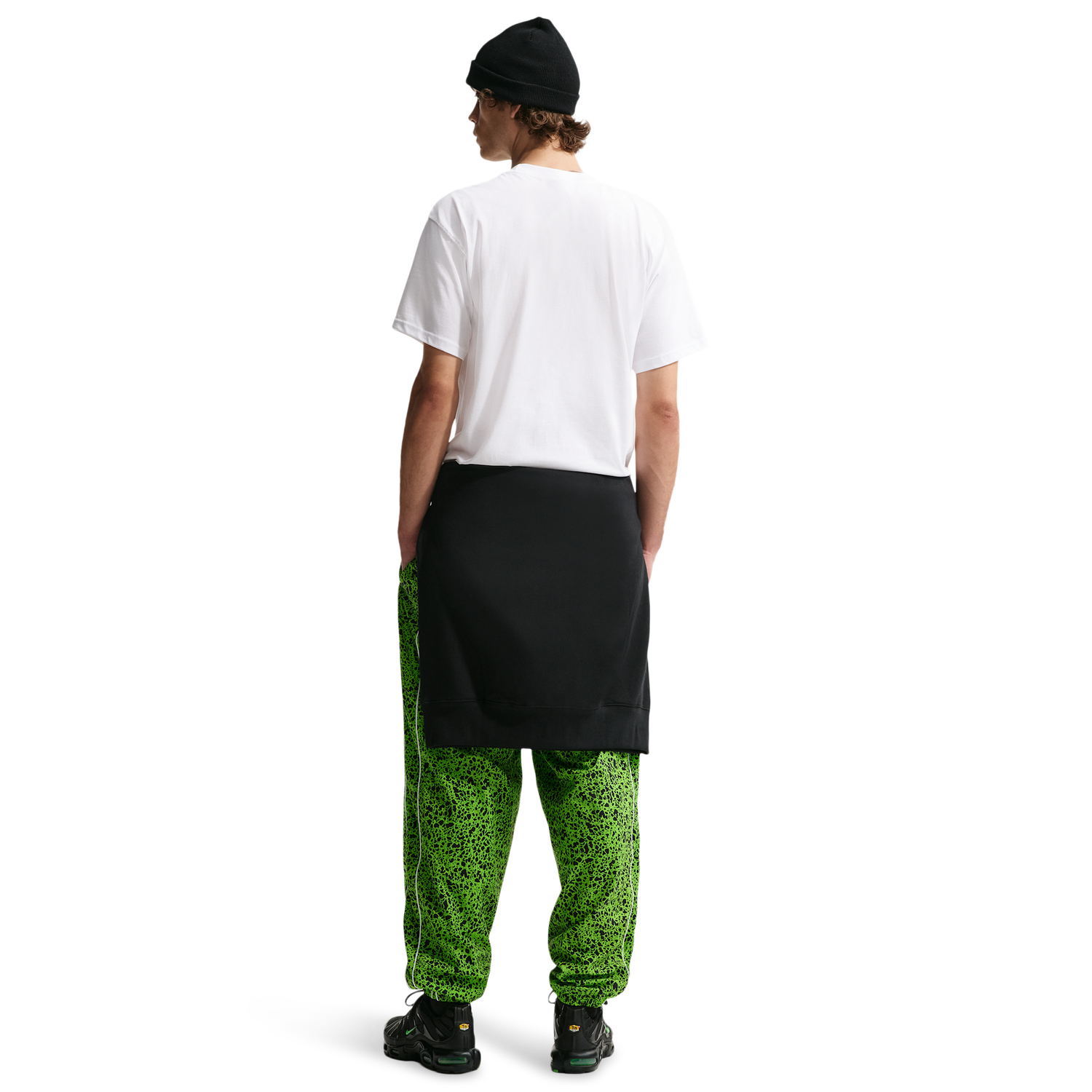 Nike Air Woven AOP TL Pants - Men's - Mean Green