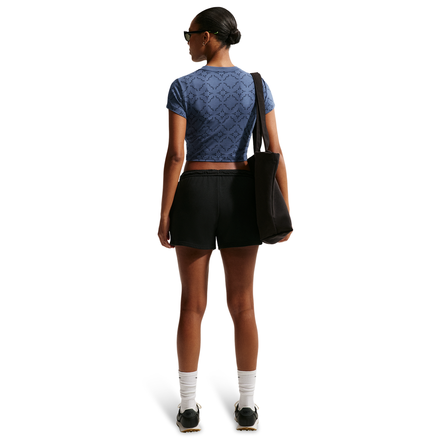 Nike NSW Chill knit Crop Tee - Women's - Mystic Navy/Obsidian