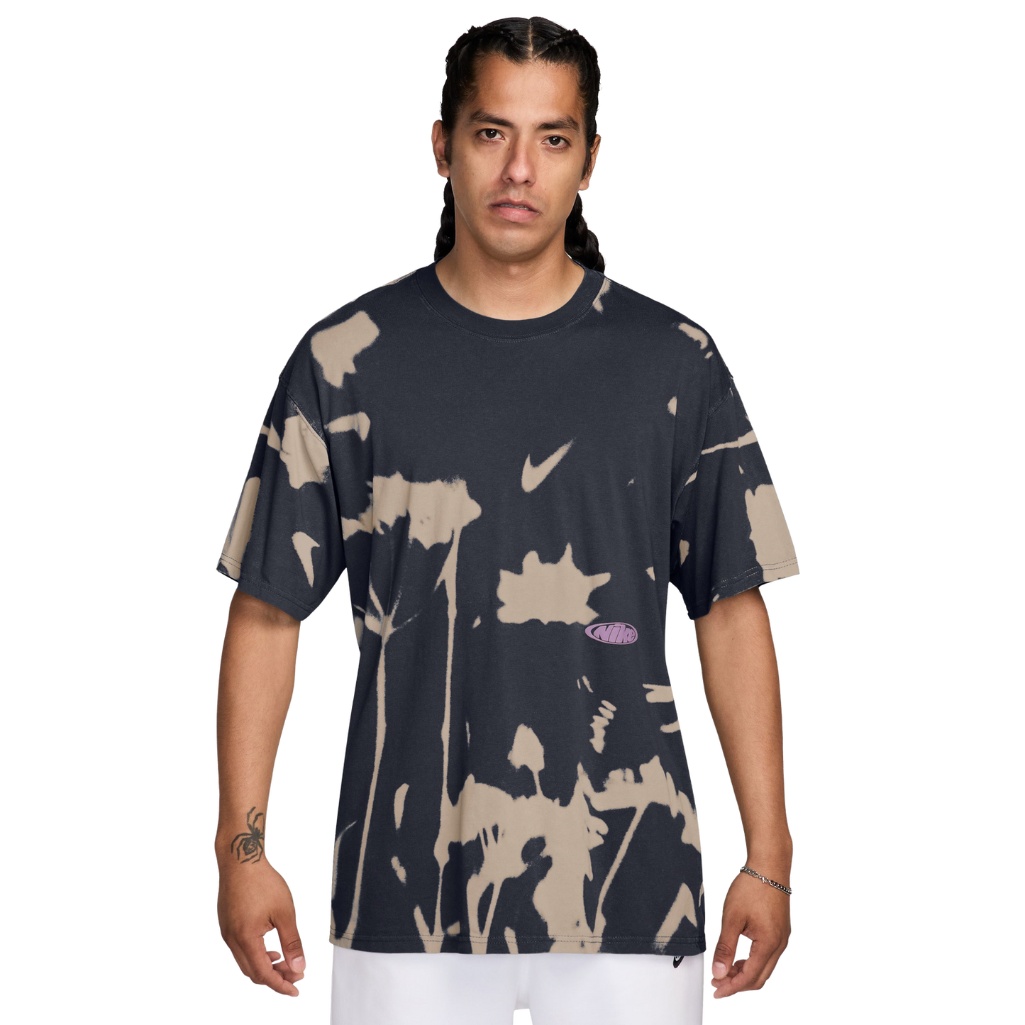 Nike NSW Floral Loose edition T-Shirt - Men's - Gray/Beige