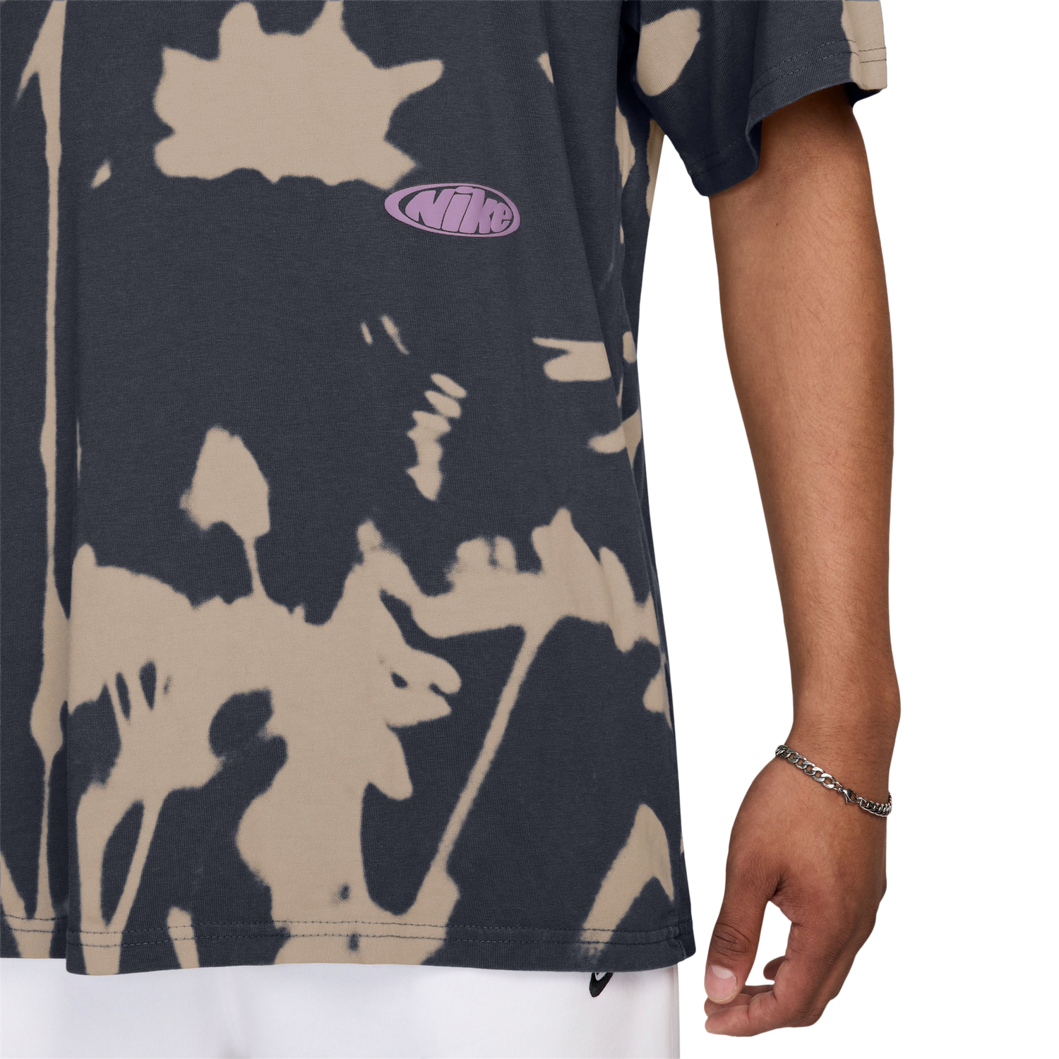 Nike NSW Floral Loose edition T-Shirt - Men's - Gray/Beige
