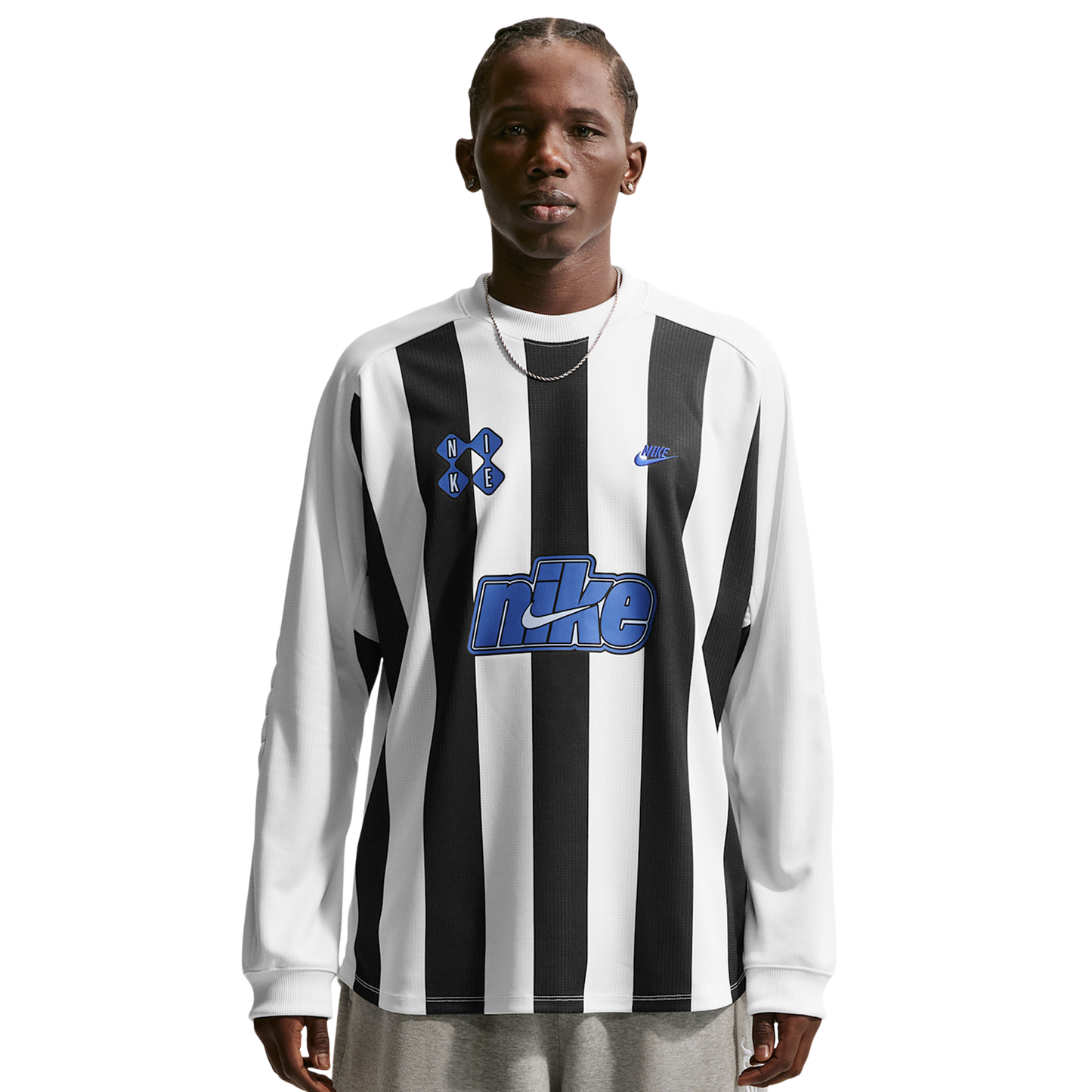 Nike Club Goalie Top Home - Men's - Black/Game Royal/White