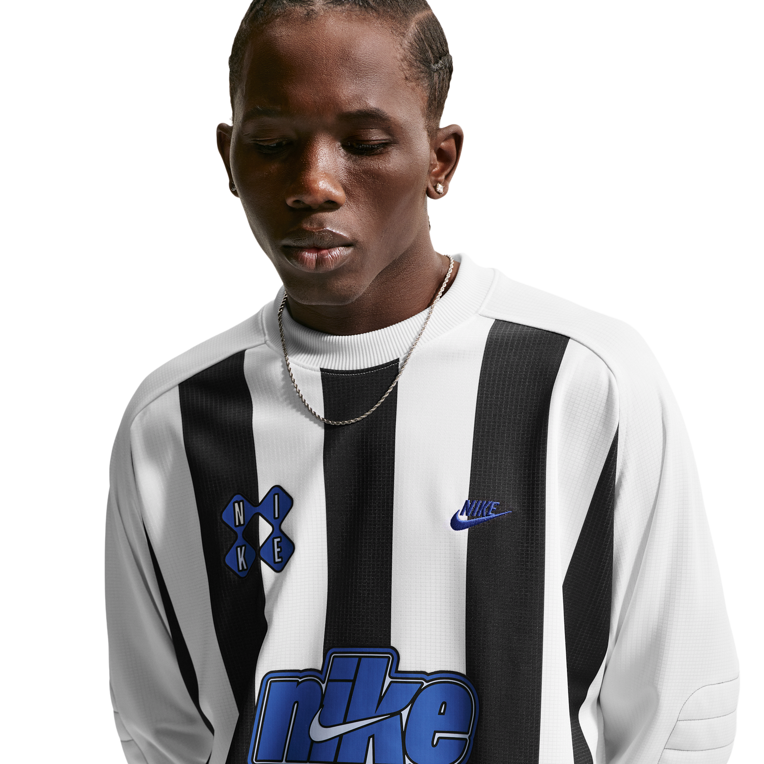 Nike Club Goalie Top Home - Men's - Black/Game Royal/White