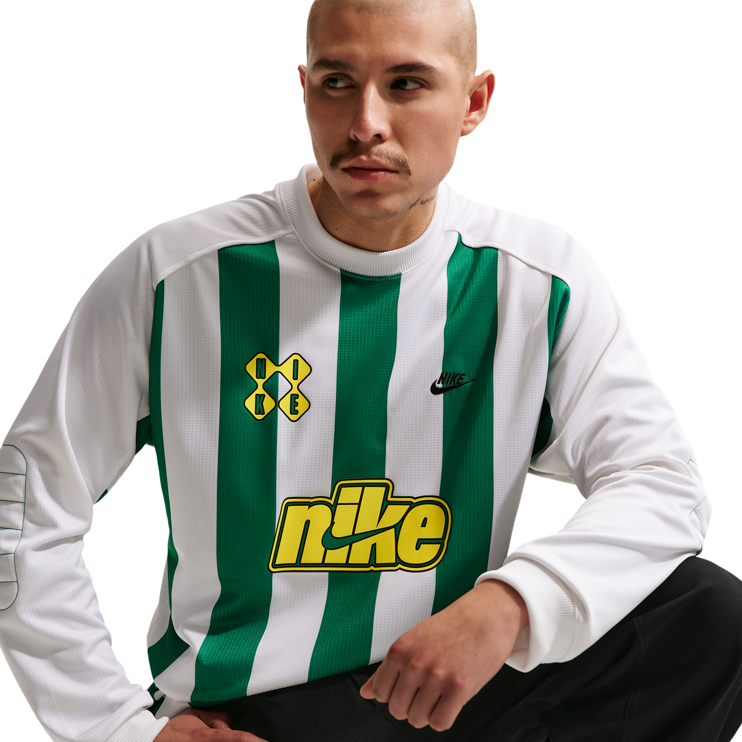 Nike Club Goalie Top Home - Men's - Malachite/White/Lightening