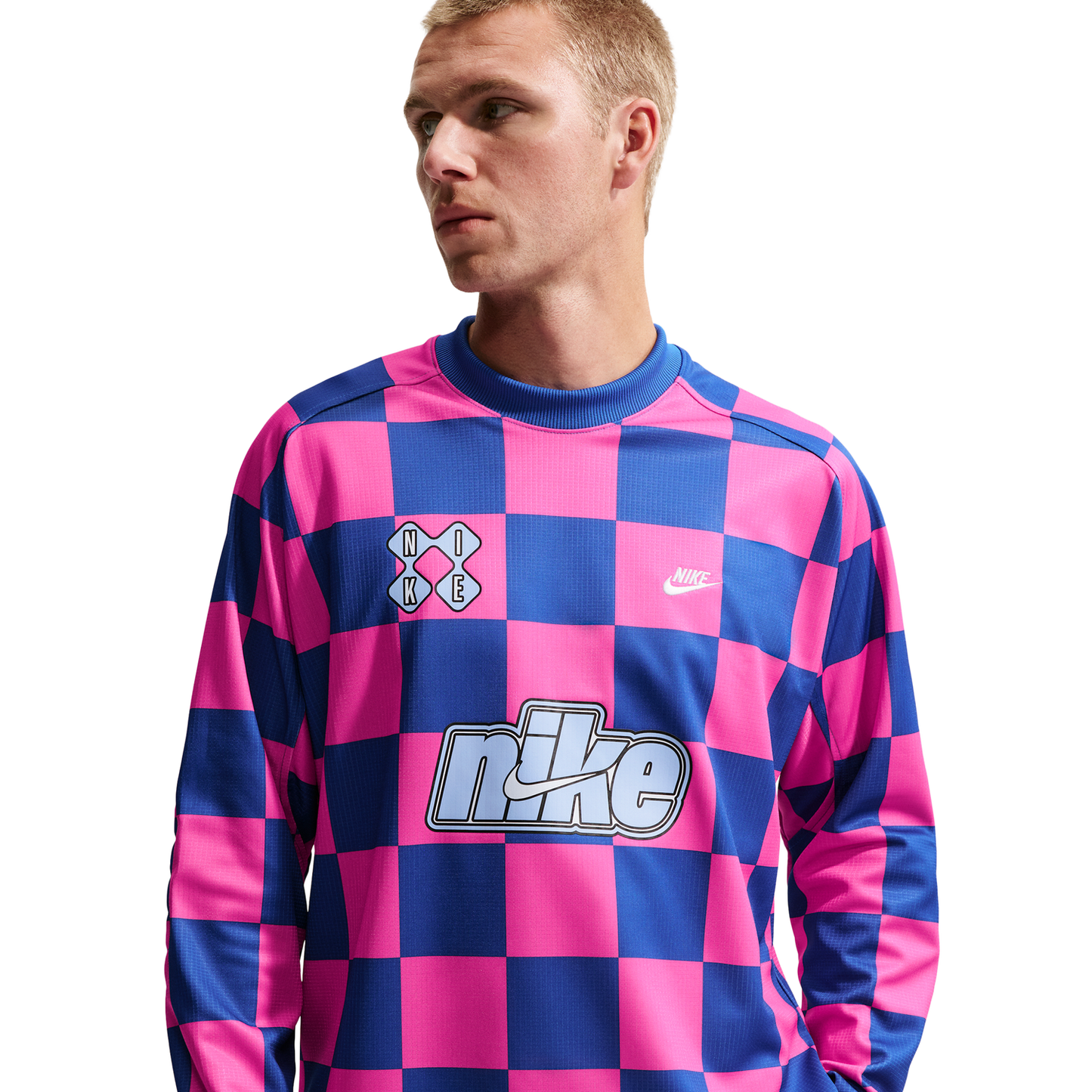 Nike Club Goalie Top Away - Men's - Game Royal/Hydrogen Blue/Pinksicle