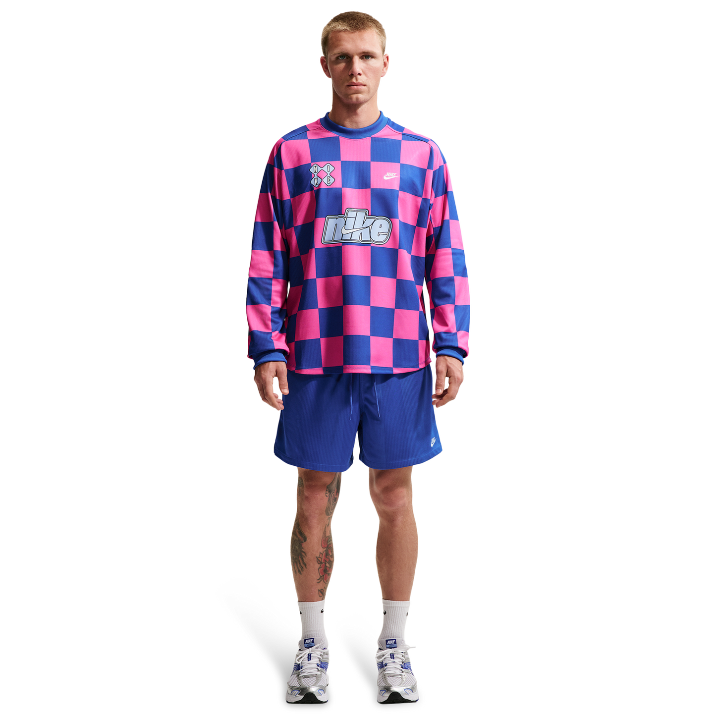 Nike Club Goalie Top Away - Men's - Game Royal/Hydrogen Blue/Pinksicle
