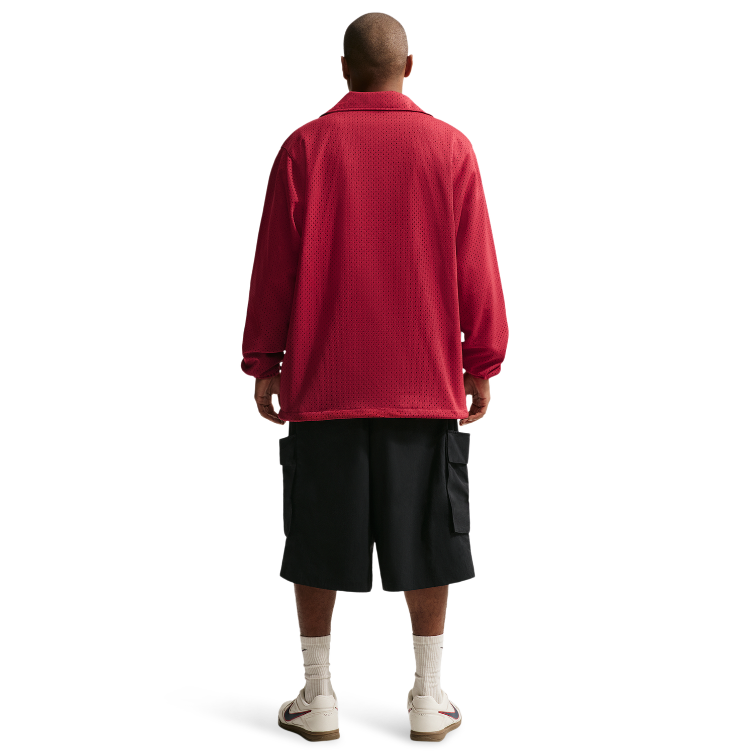 Nike Club Coaches AMSPT Jacket - Men's - Team Crimson/Lt Khaki
