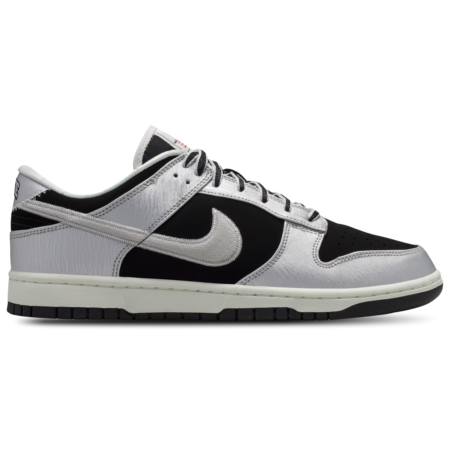 Nike Dunk Low - Men's - Black/Red/Silver