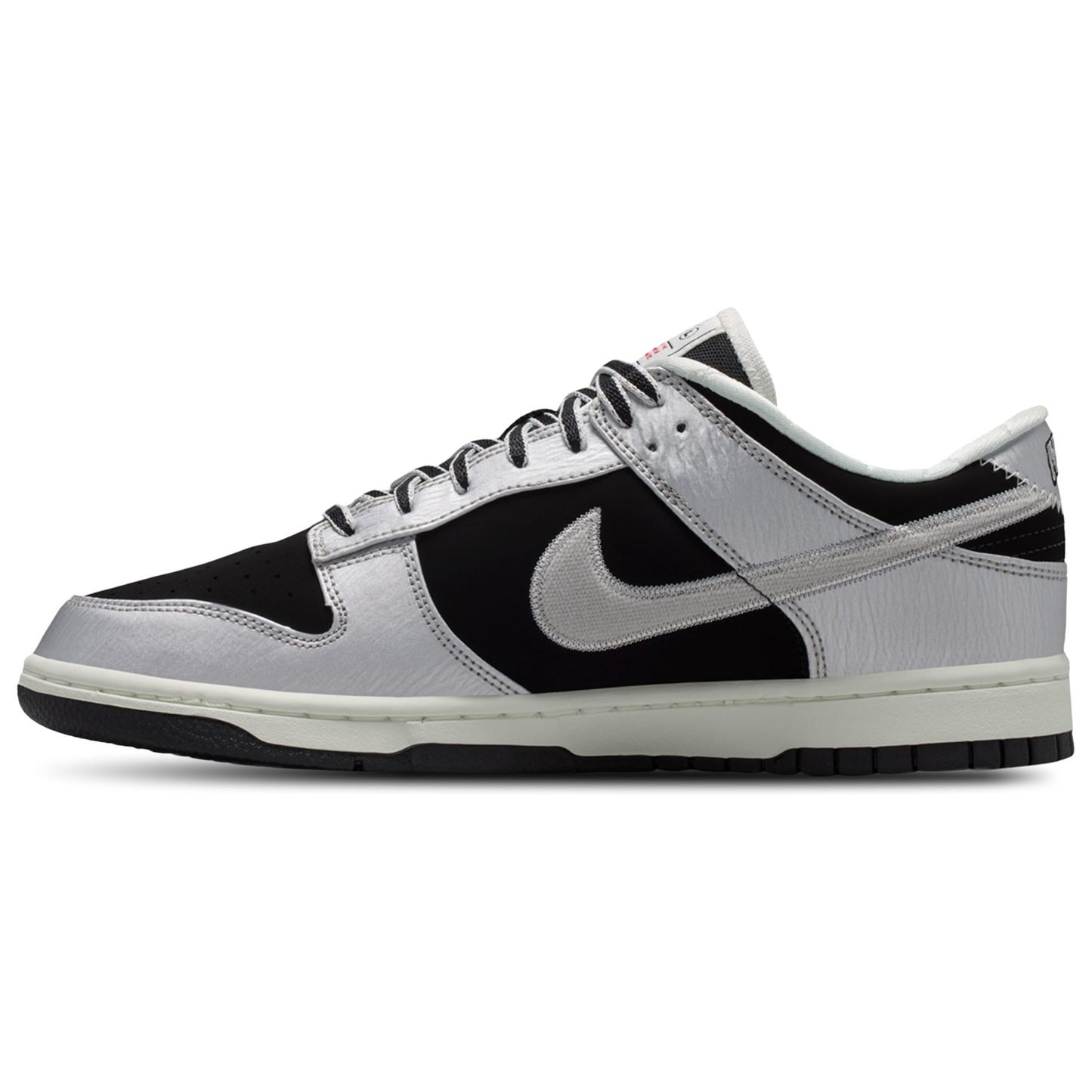 Nike Dunk Low - Men's - Black/Red/Silver