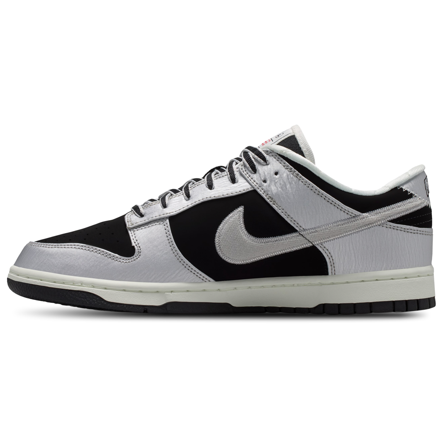 Nike Dunk Low - Men's - Black/Red/Silver