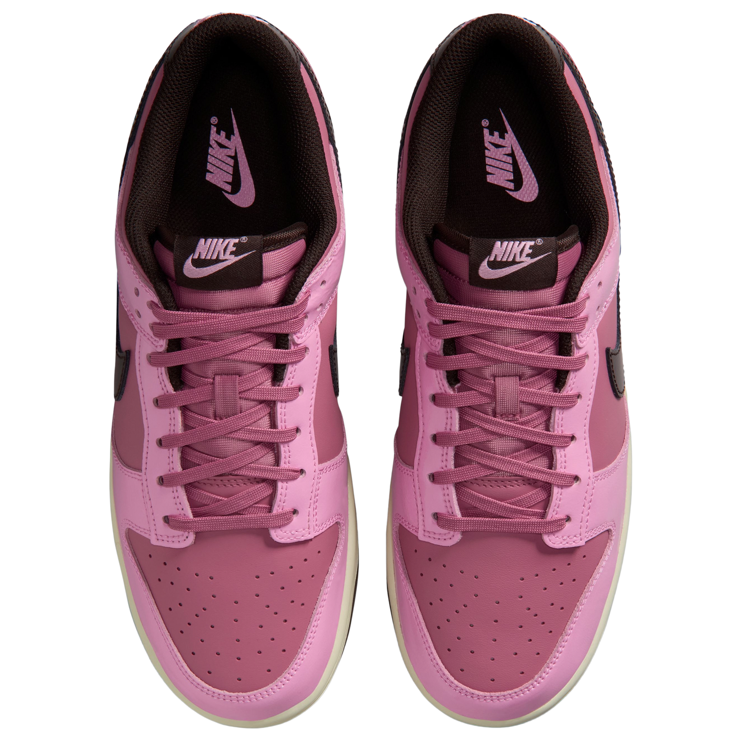 Nike Dunk Low - Men's - Brown/White/Pink