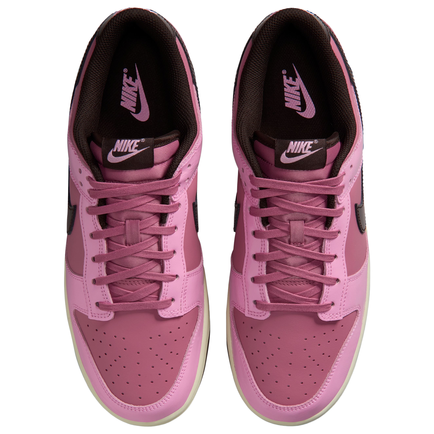 Nike Dunk Low - Men's - Brown/White/Pink