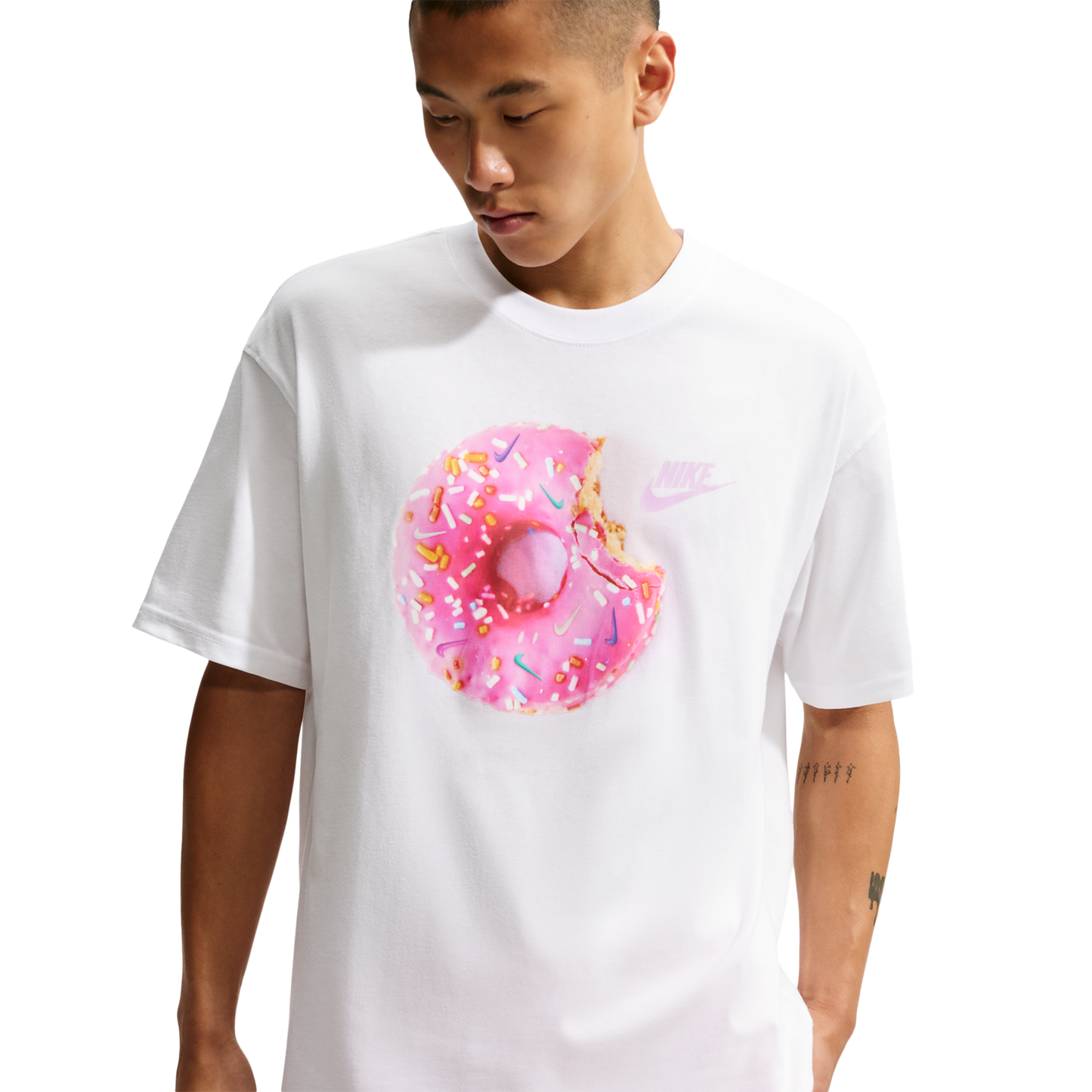 Nike NSW Max90 Donut MB Short Sleeve T-Shirt - Men's - White