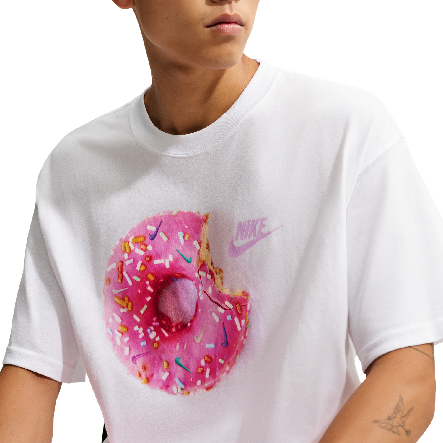 Nike NSW Max90 Donut MB Short Sleeve T-Shirt - Men's - White