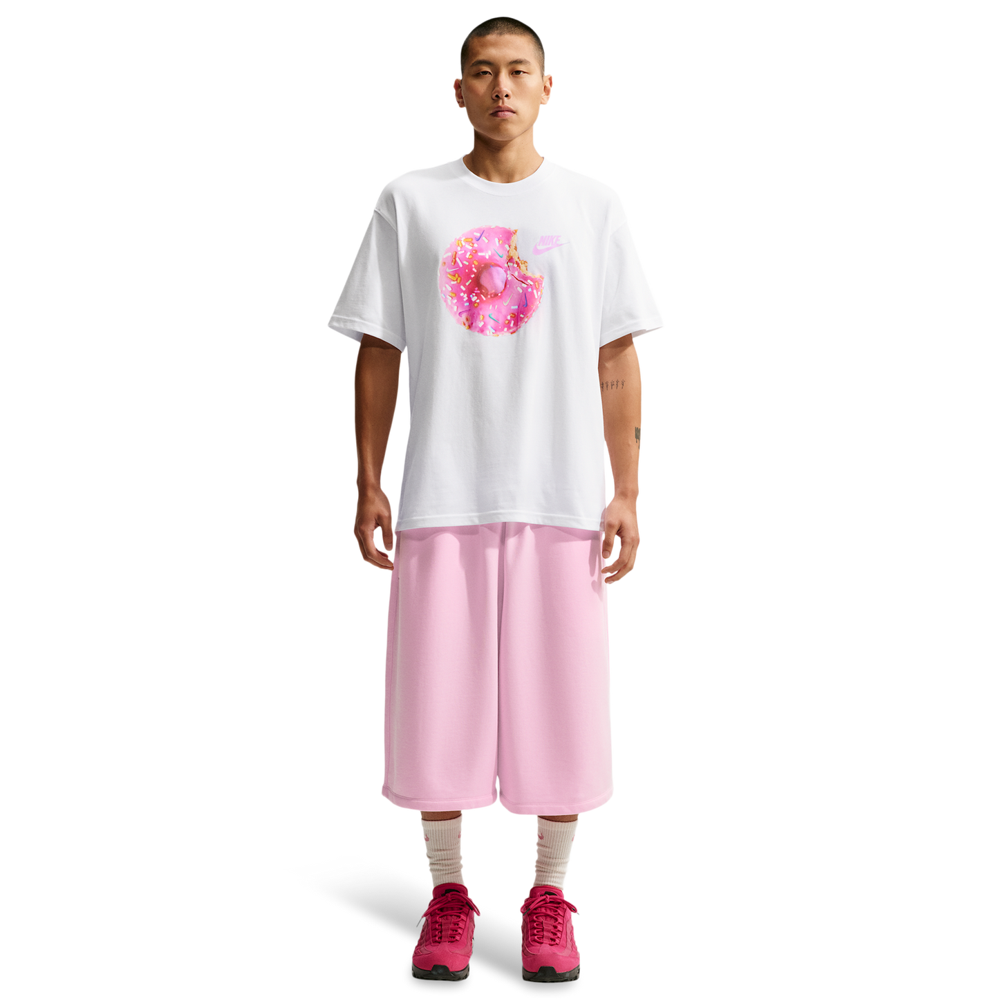 Nike NSW Max90 Donut MB Short Sleeve T-Shirt - Men's - White