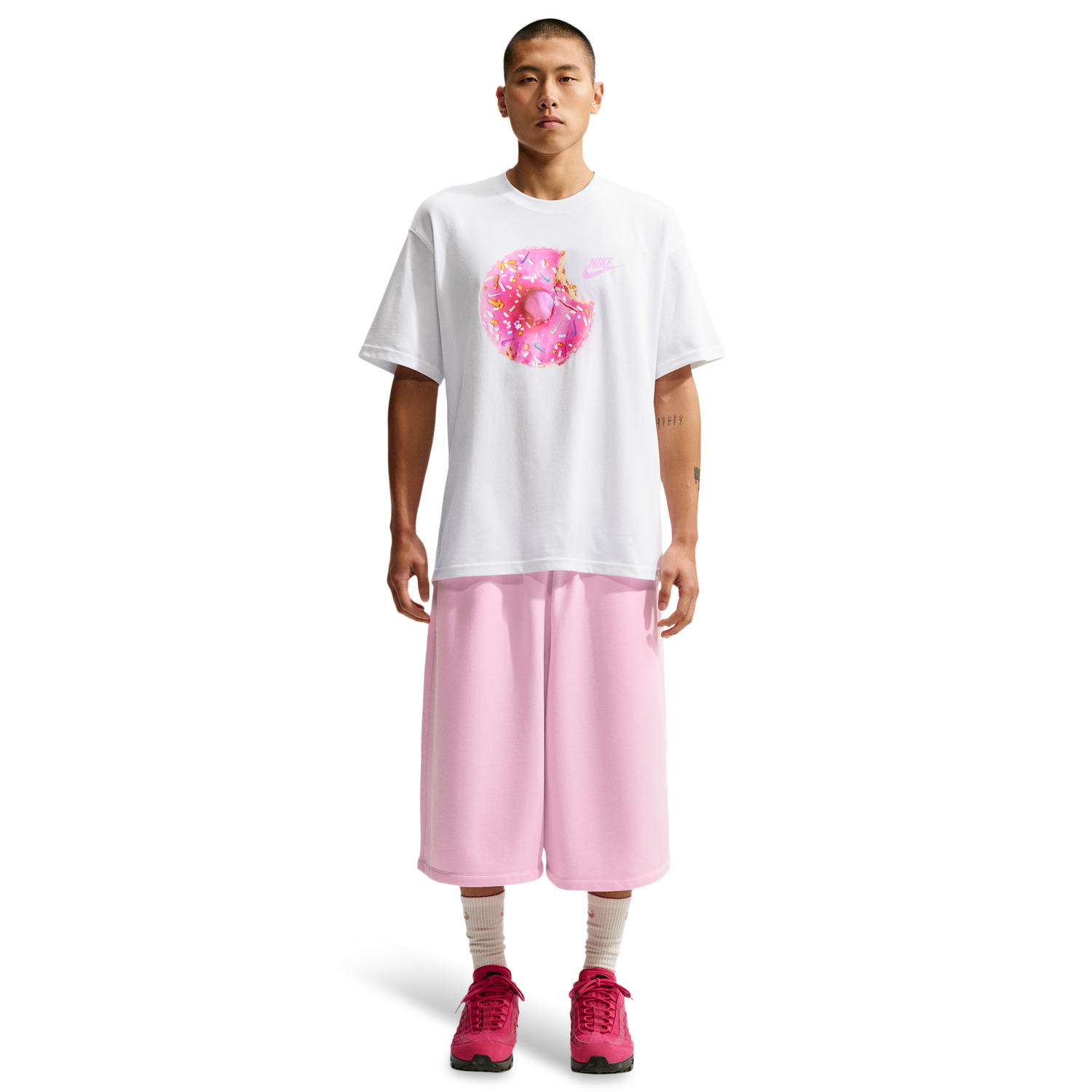 Nike NSW Max90 Donut MB Short Sleeve T-Shirt - Men's - White