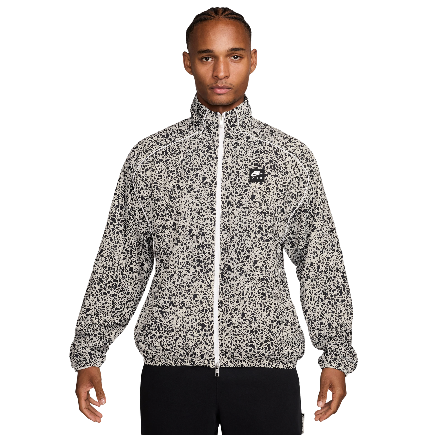 Nike Air Woven AOP Jacket - Men's - Black/Tan