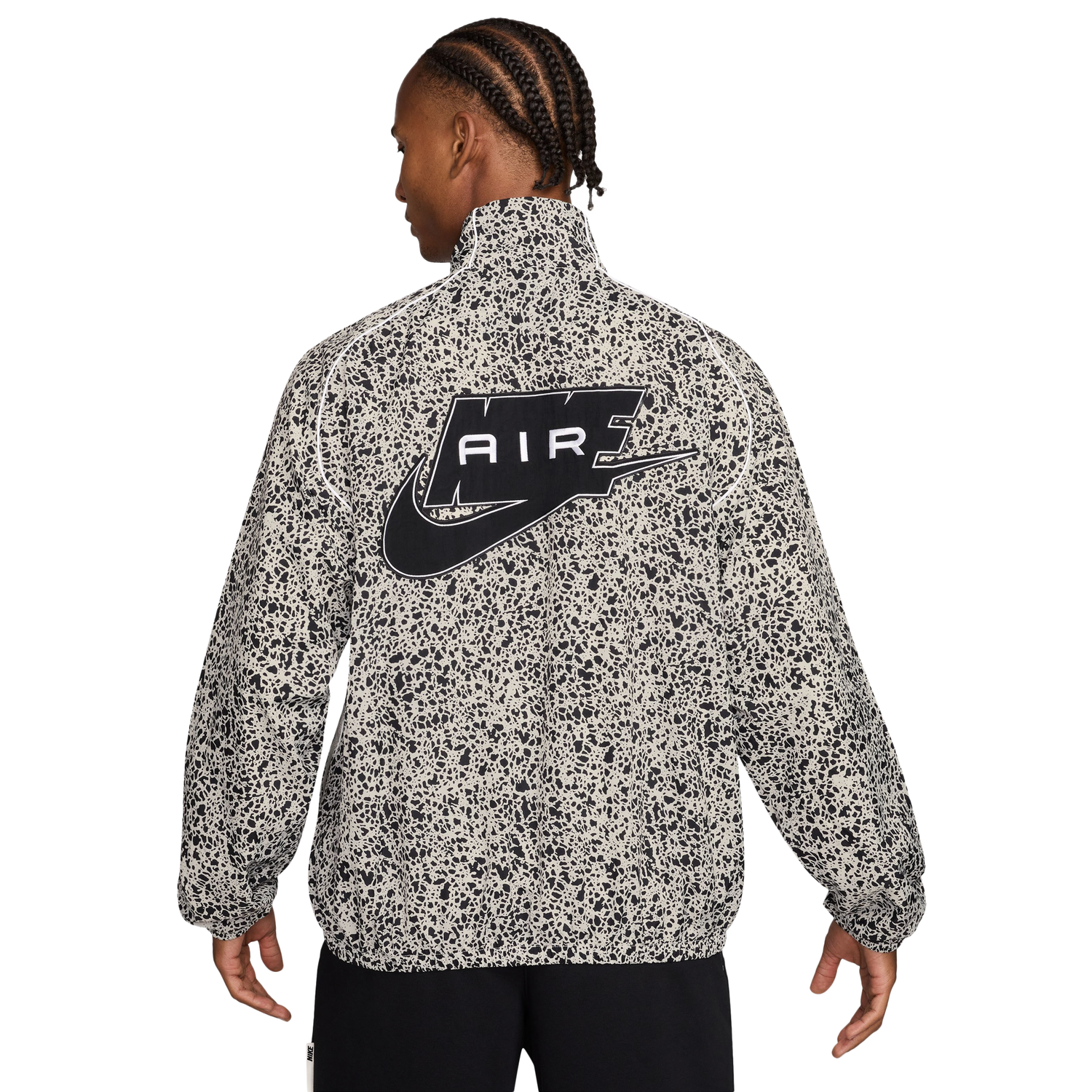 Nike Air Woven AOP Jacket - Men's - Black/Tan