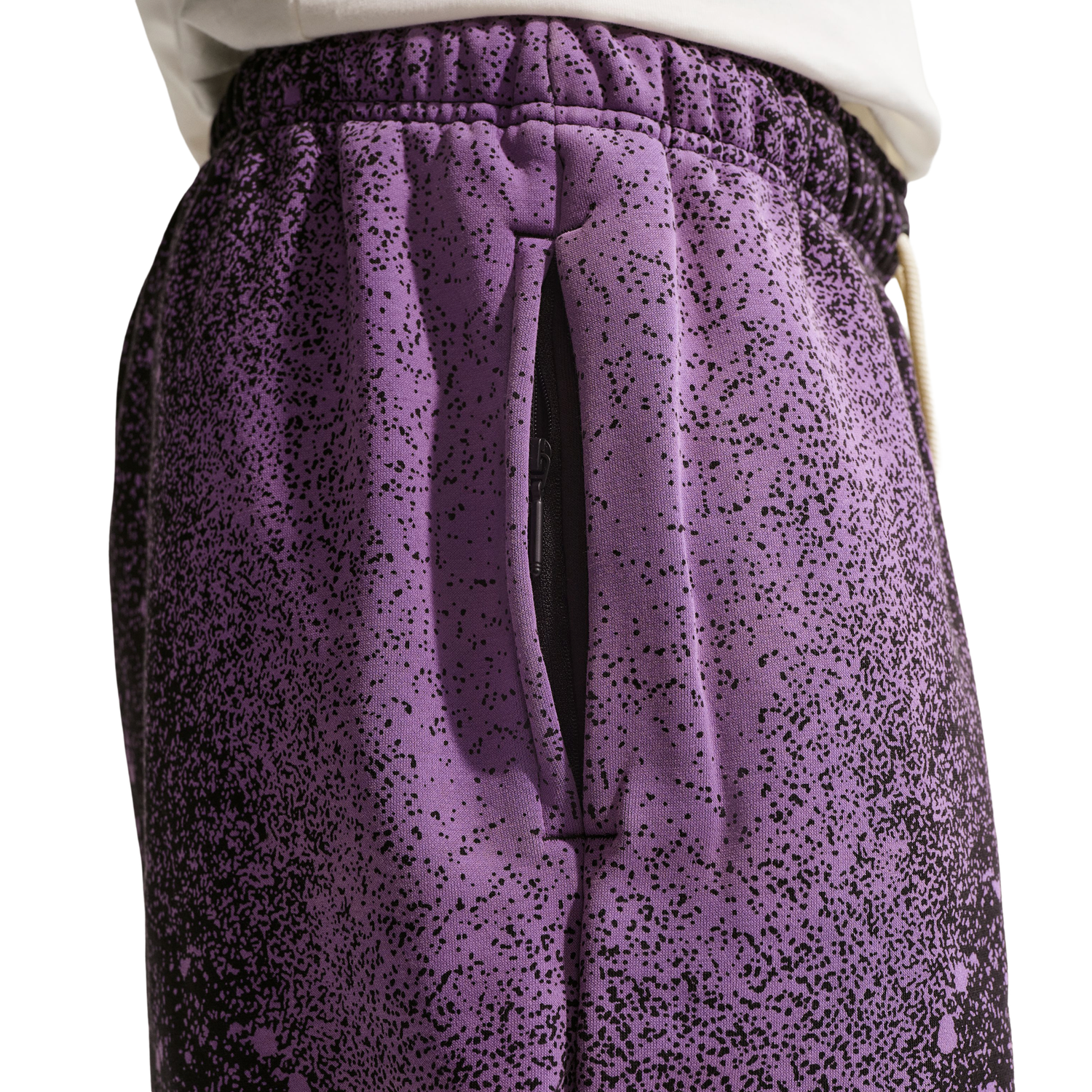 Nike Hours TF Standard Issue Fleece 5" Shorts - Men's - Bright Violet/Black/Orange Pulse