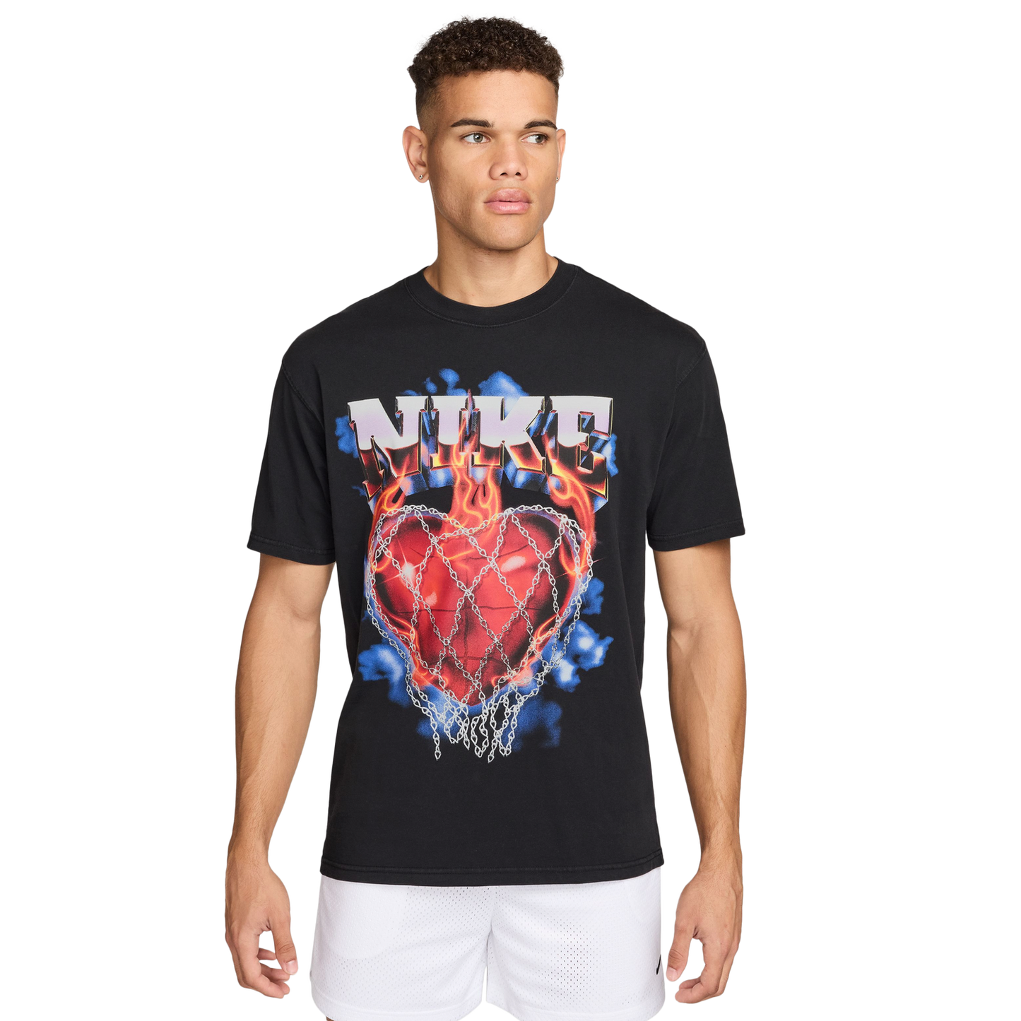 Nike Loose OC EE-X Heart T-Shirt - Men's - Black
