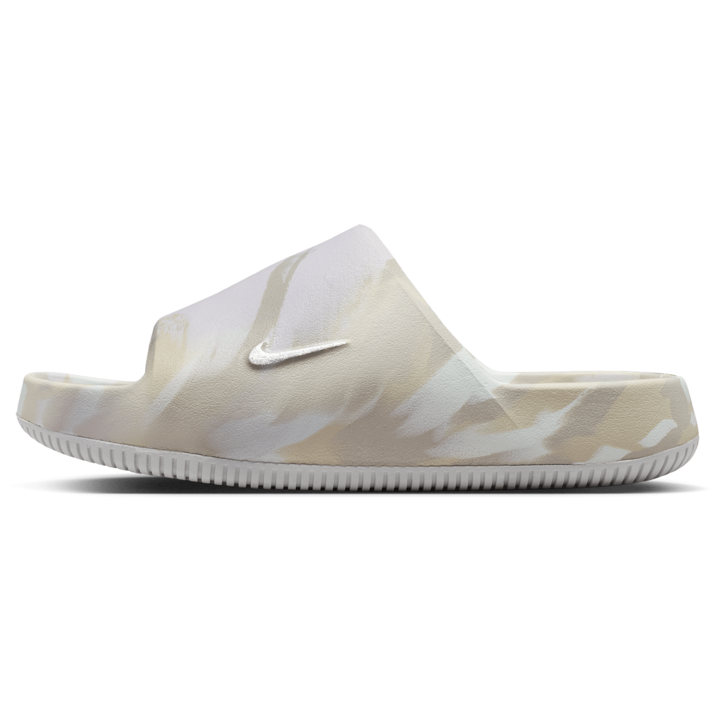 Nike Calm Slides 2.0 - Women's - Off White/Barely Green/Off White