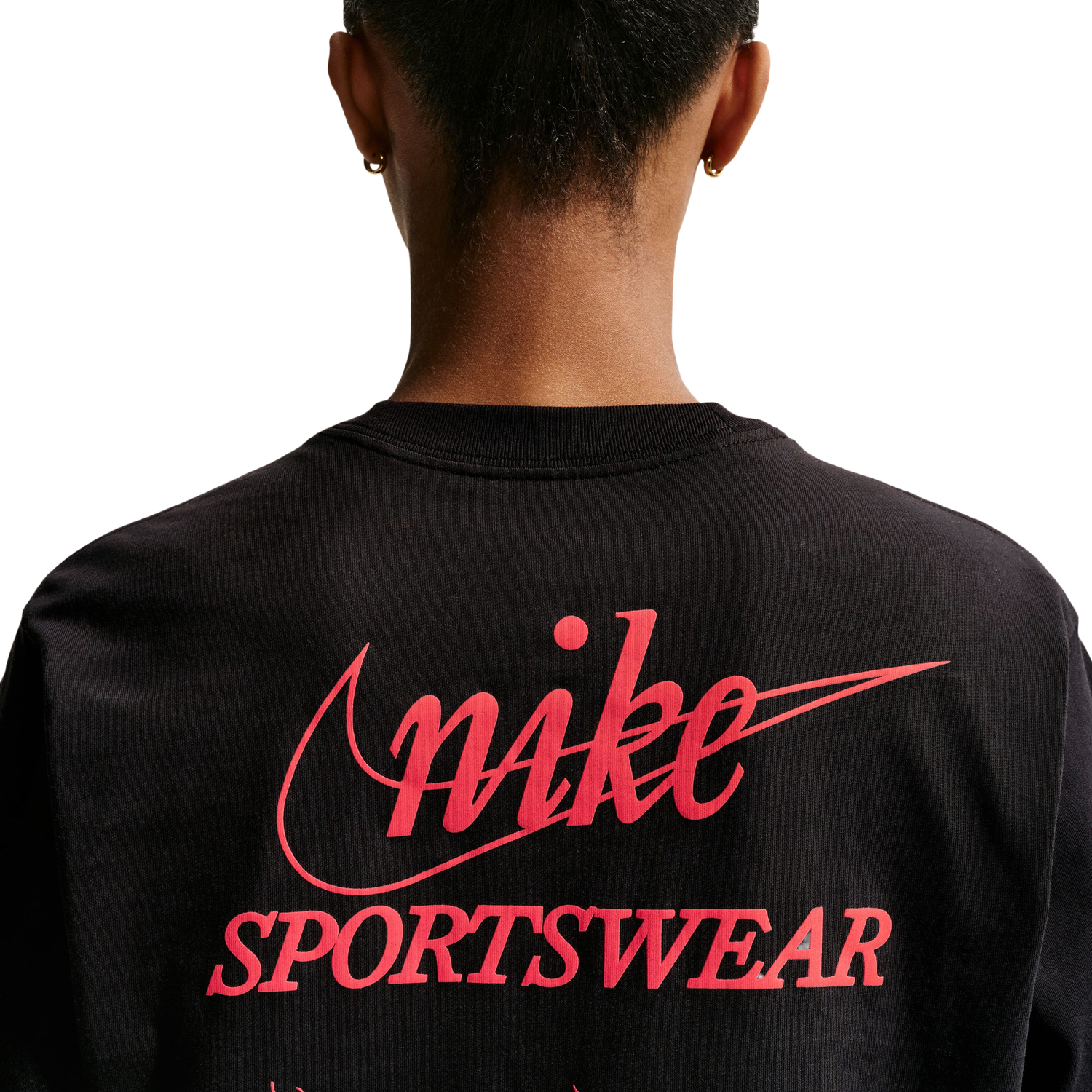 Nike Classic Boxy Rose T-Shirt - Women's - Black/Black