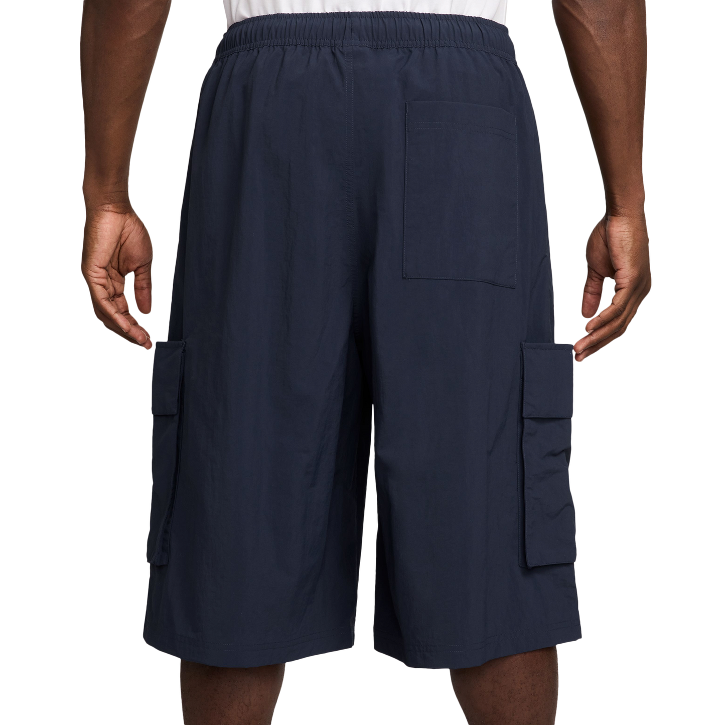 Nike Club Oversized Cargo Shorts - Men's - White/Black