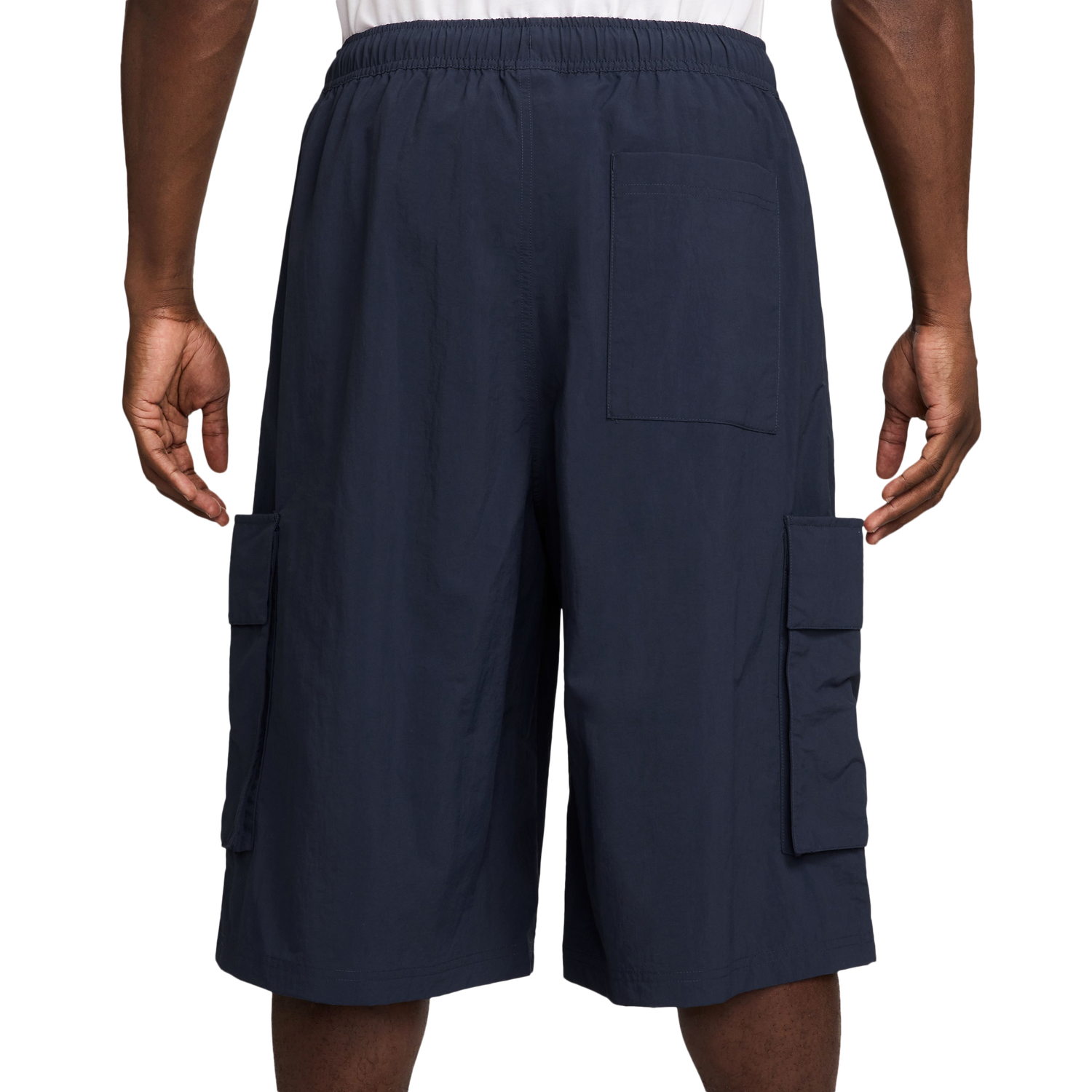 Nike Club Oversized Cargo Shorts - Men's - White/Black