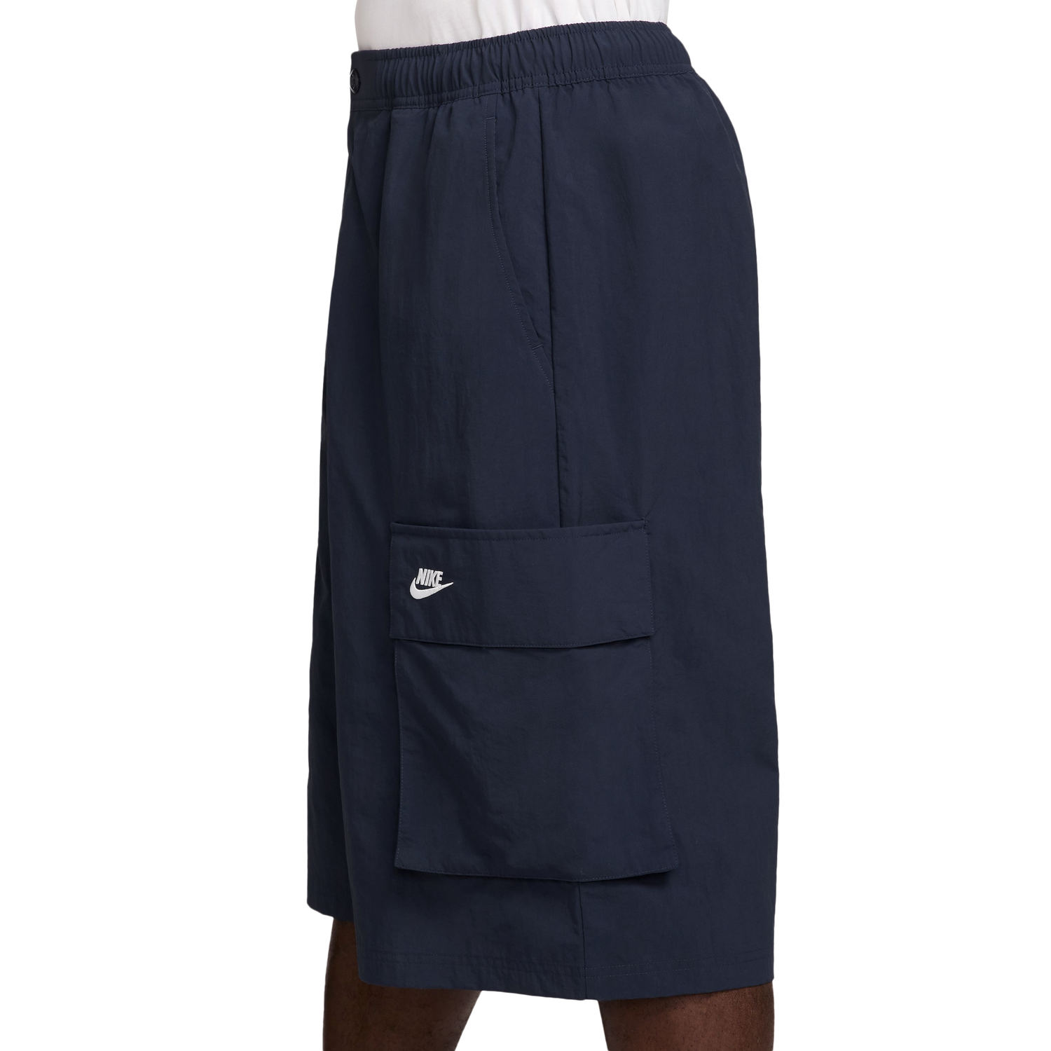 Nike Club Oversized Cargo Shorts - Men's - White/Black