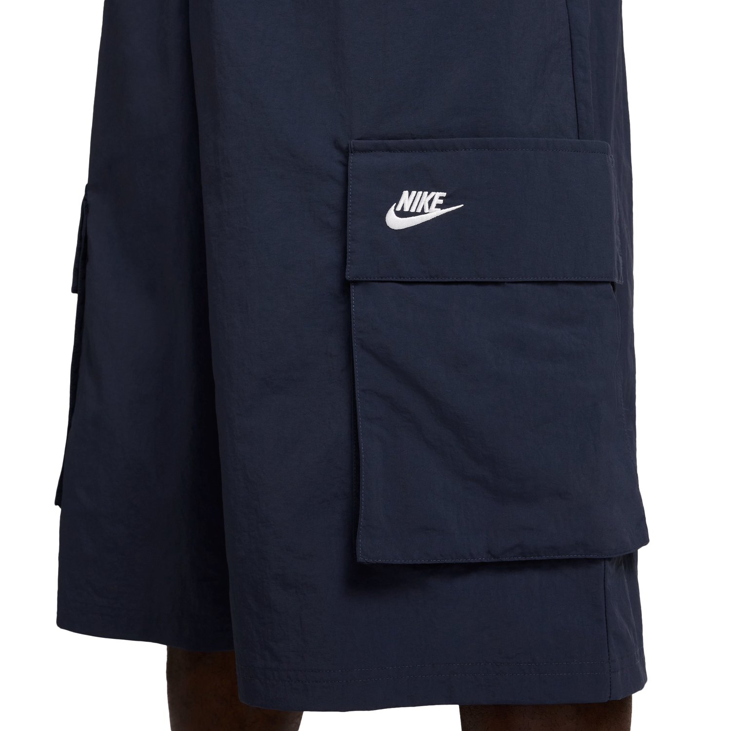Nike Club Oversized Cargo Shorts - Men's - White/Black