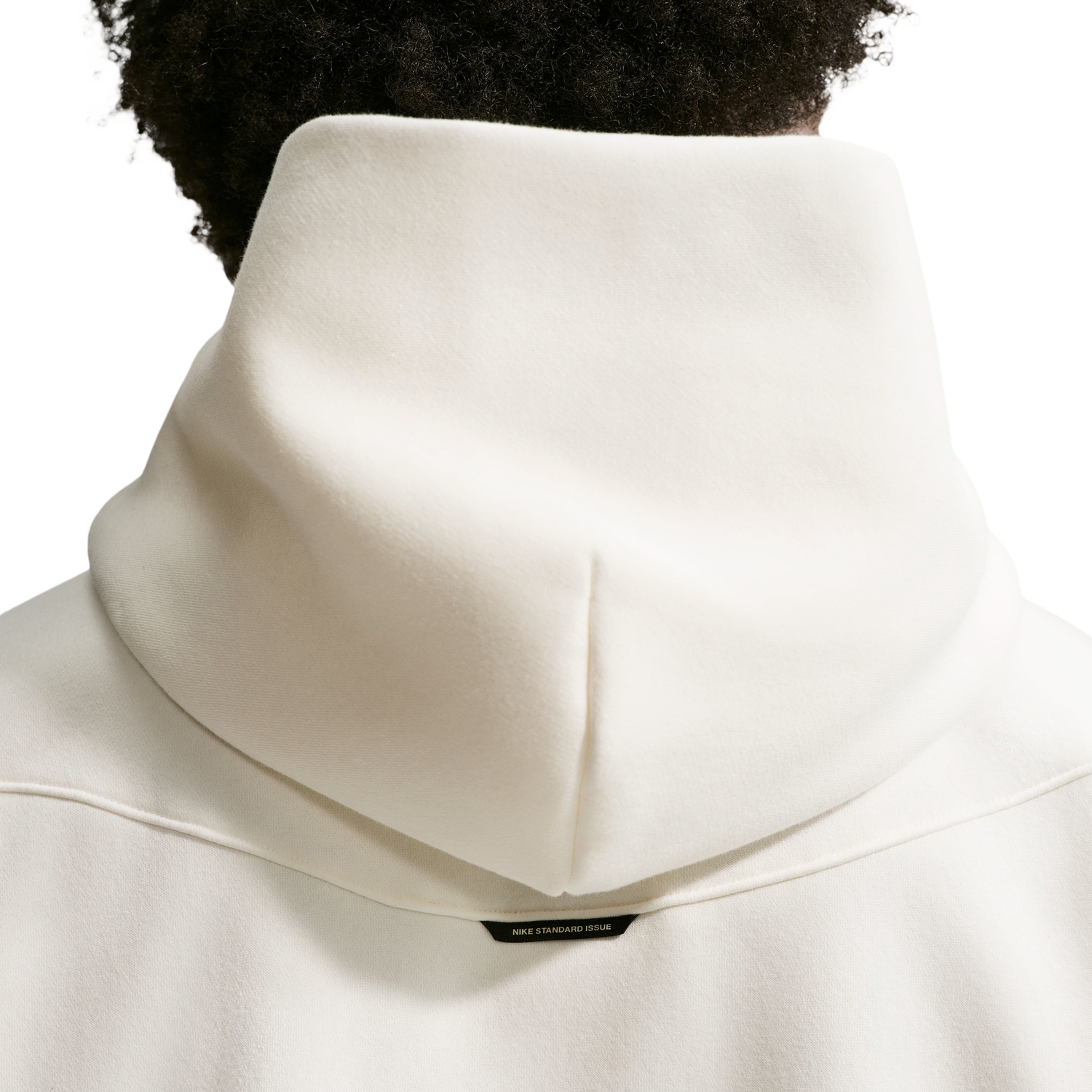 Nike Standard Issue Brush Pullover Hoodie - Men's - Sail/Orange