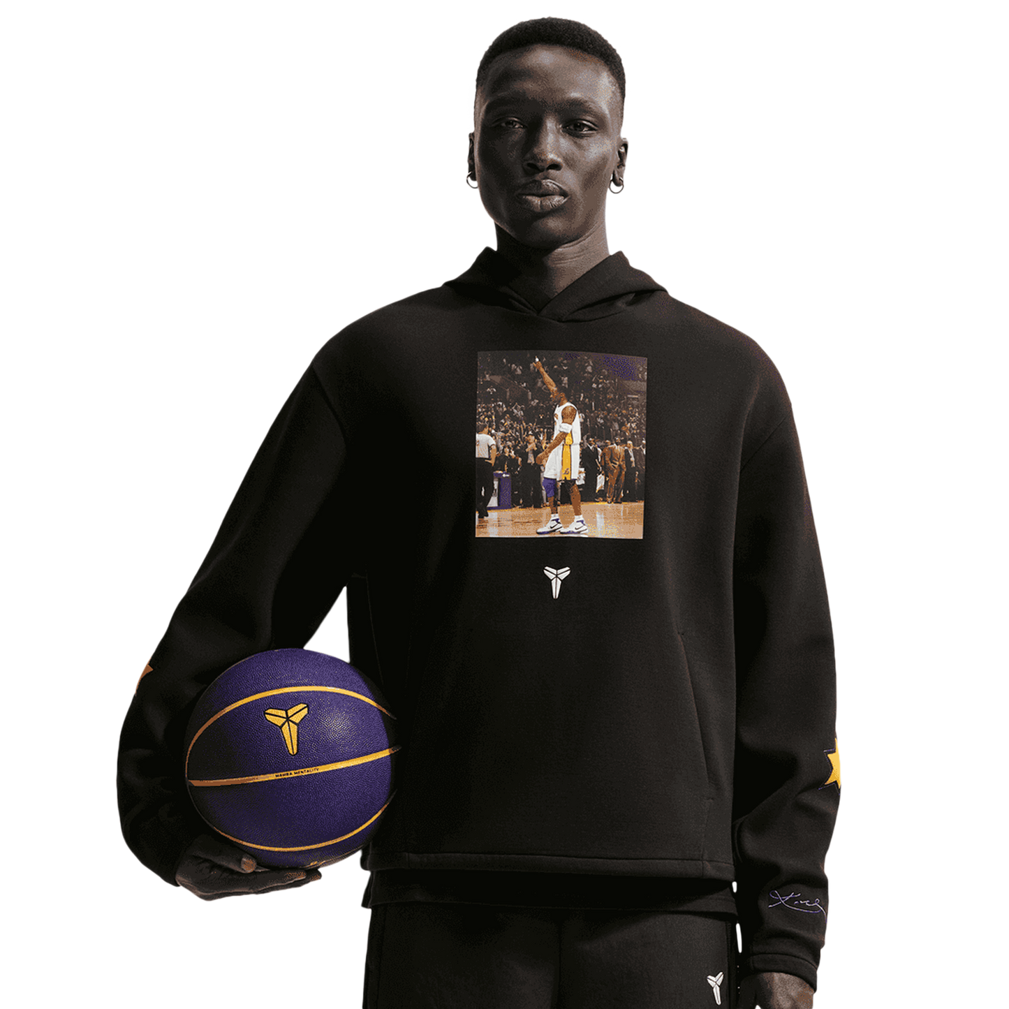 Nike Kobe '81 Dri-FIT Fleece Pullover Hoodie - Men's - Black/White