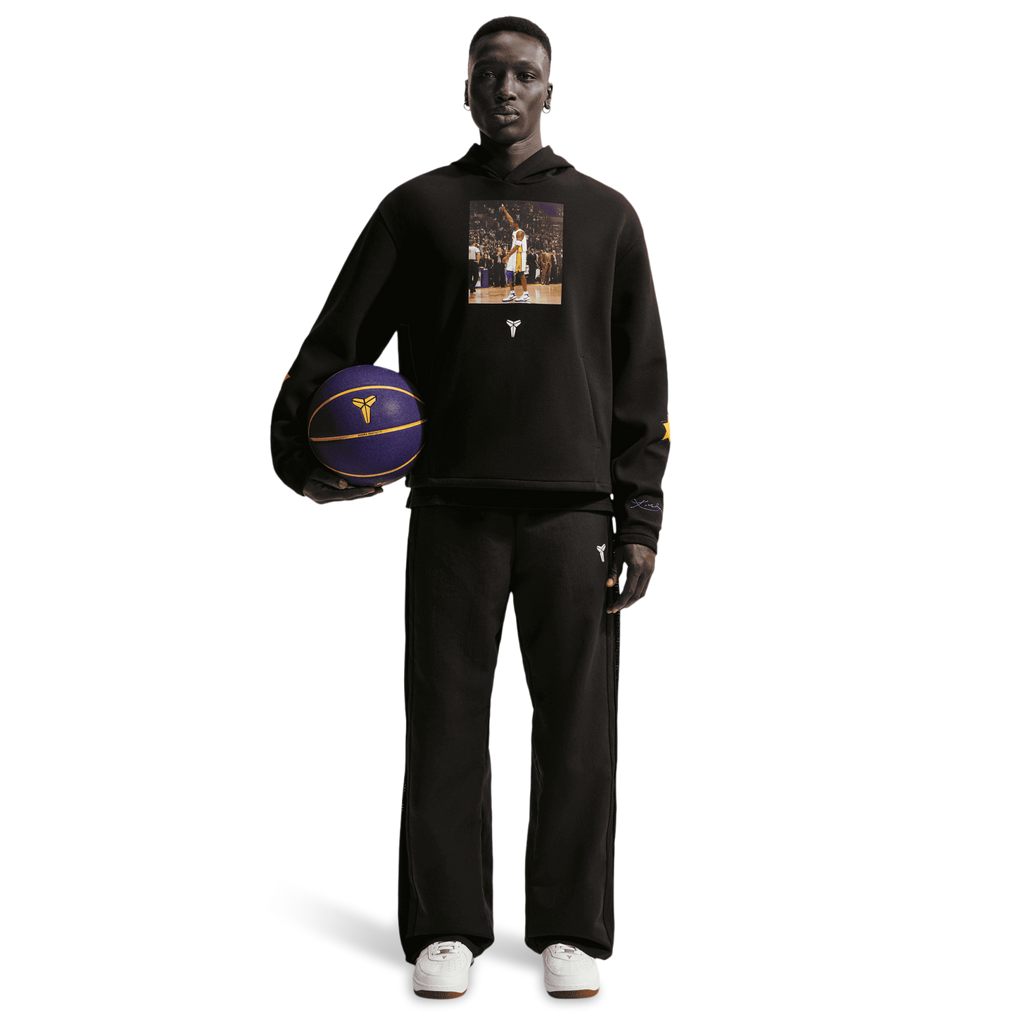 Nike Kobe '81 Dri-FIT Fleece Pullover Hoodie - Men's - Black/White