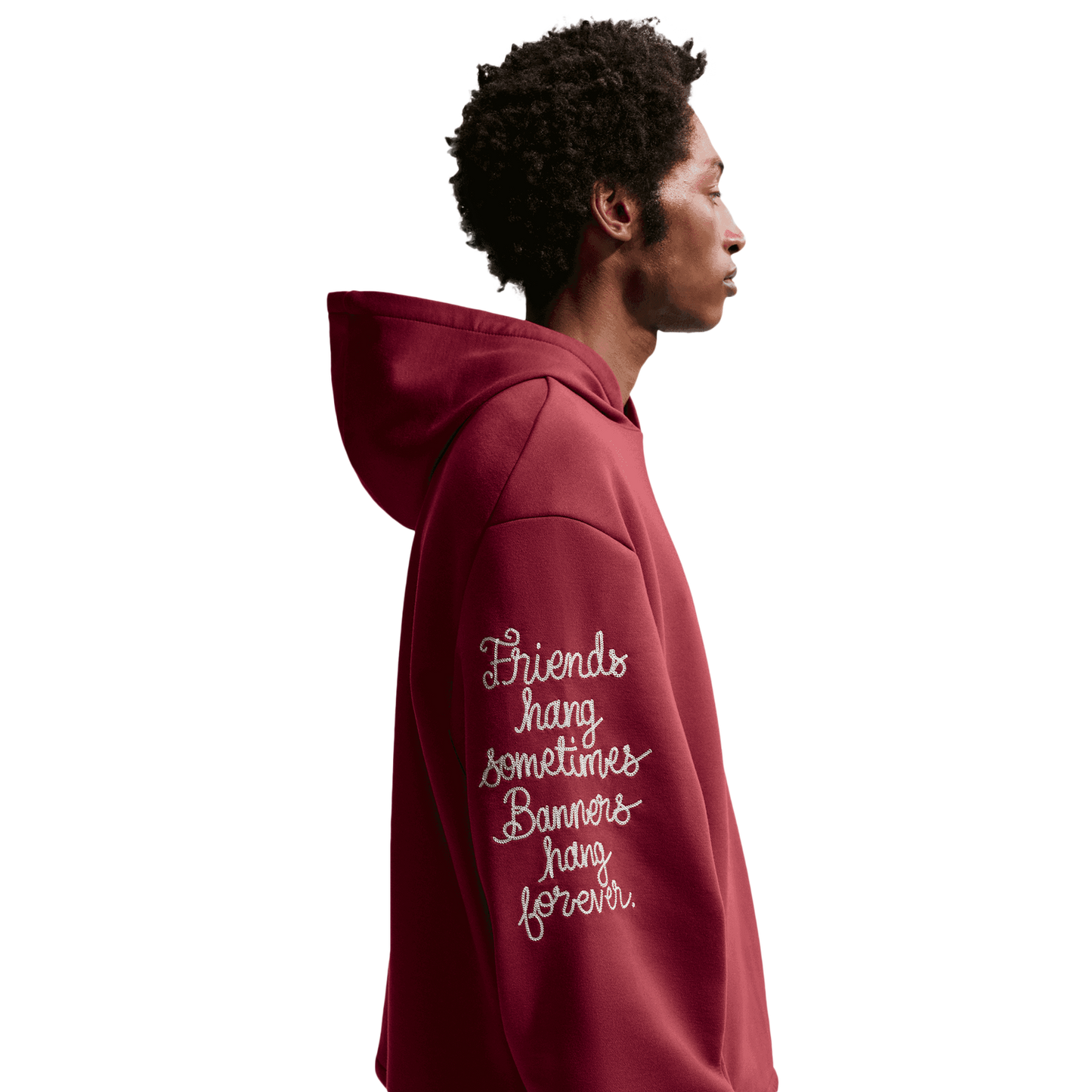 Nike Kobe Dri-FIT SC Fleece Pullover Hoodie - Men's - Red/White