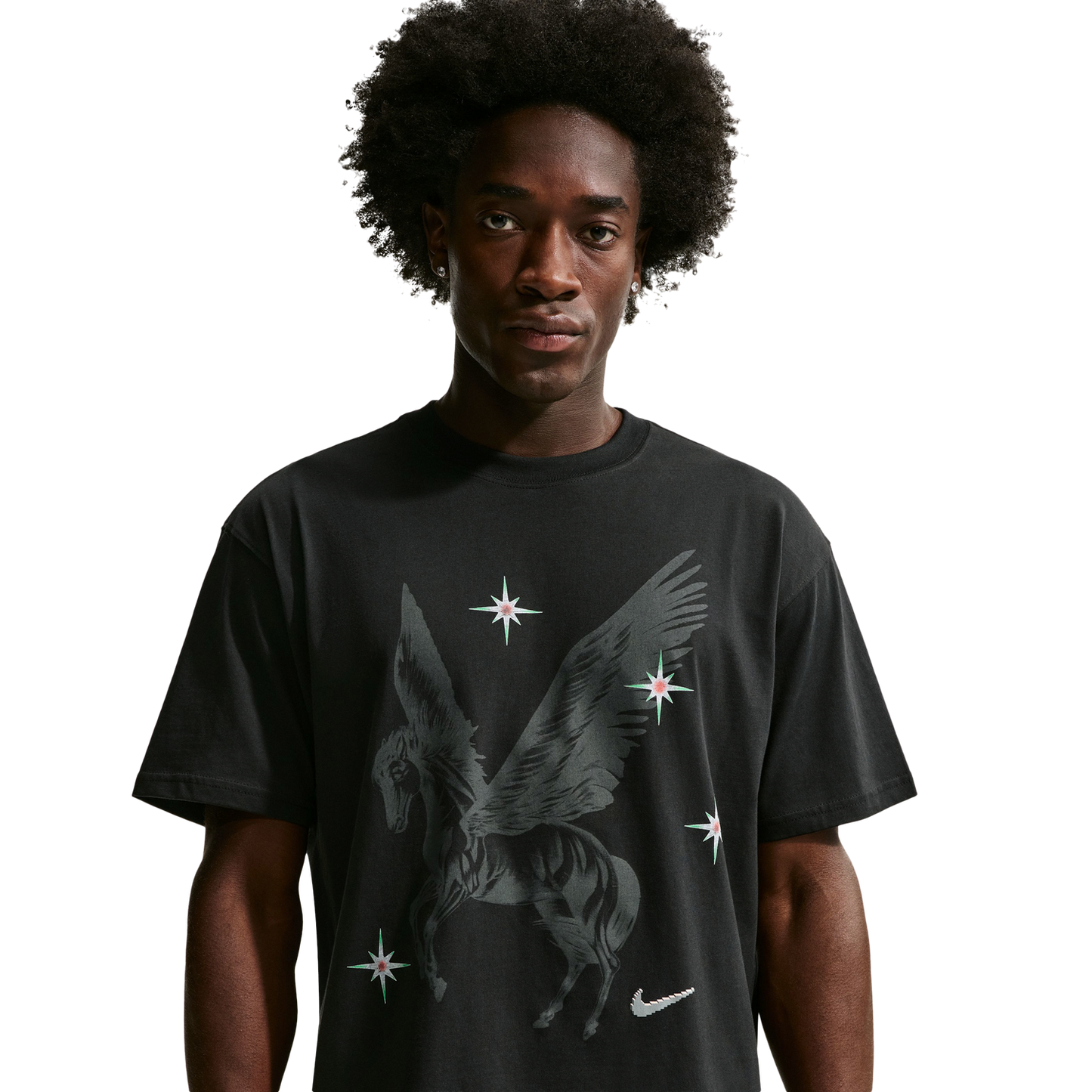 Nike LA Artist Pegasus T-Shirt - Men's - Black/Grey